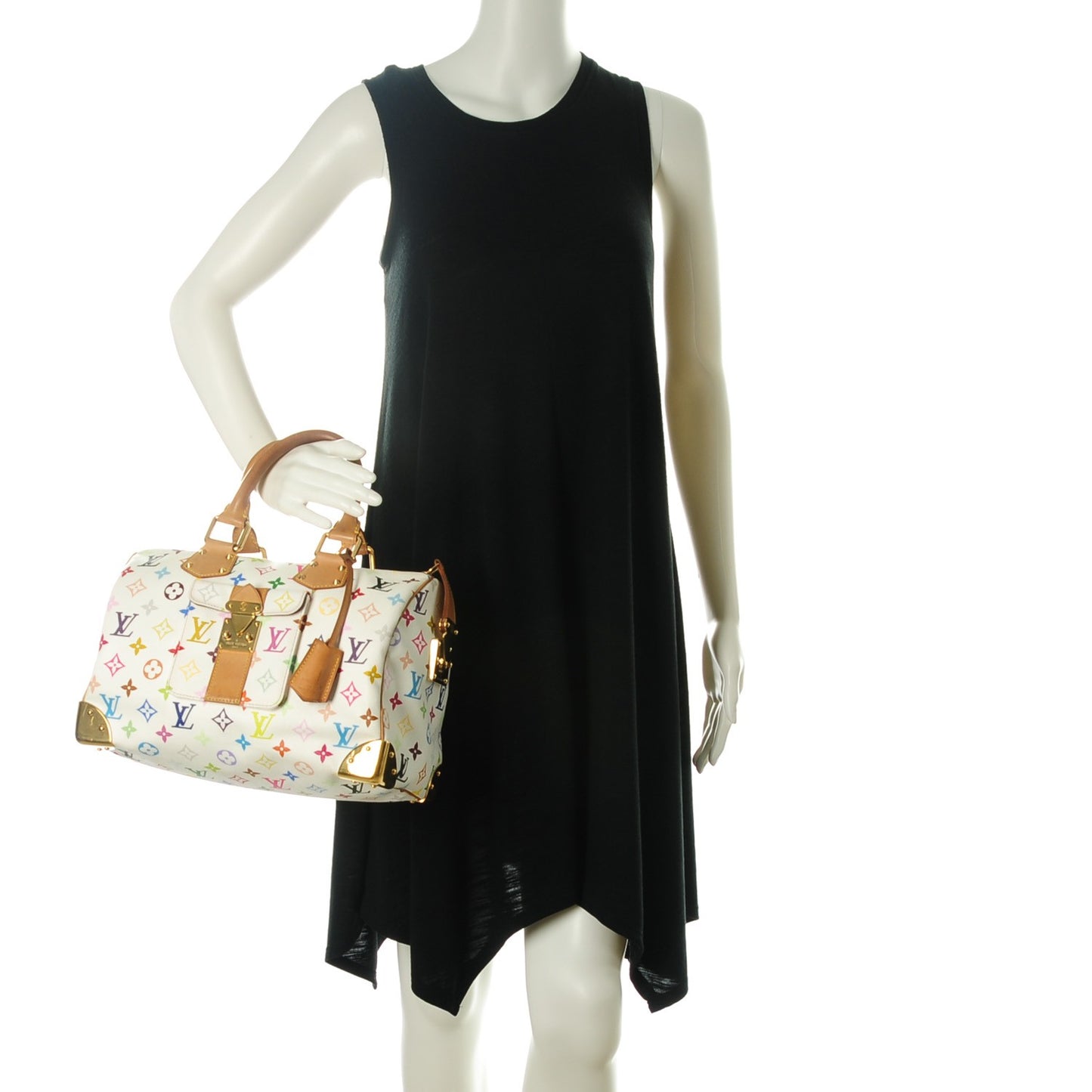 Monogram Multicolor Speedy 30 White