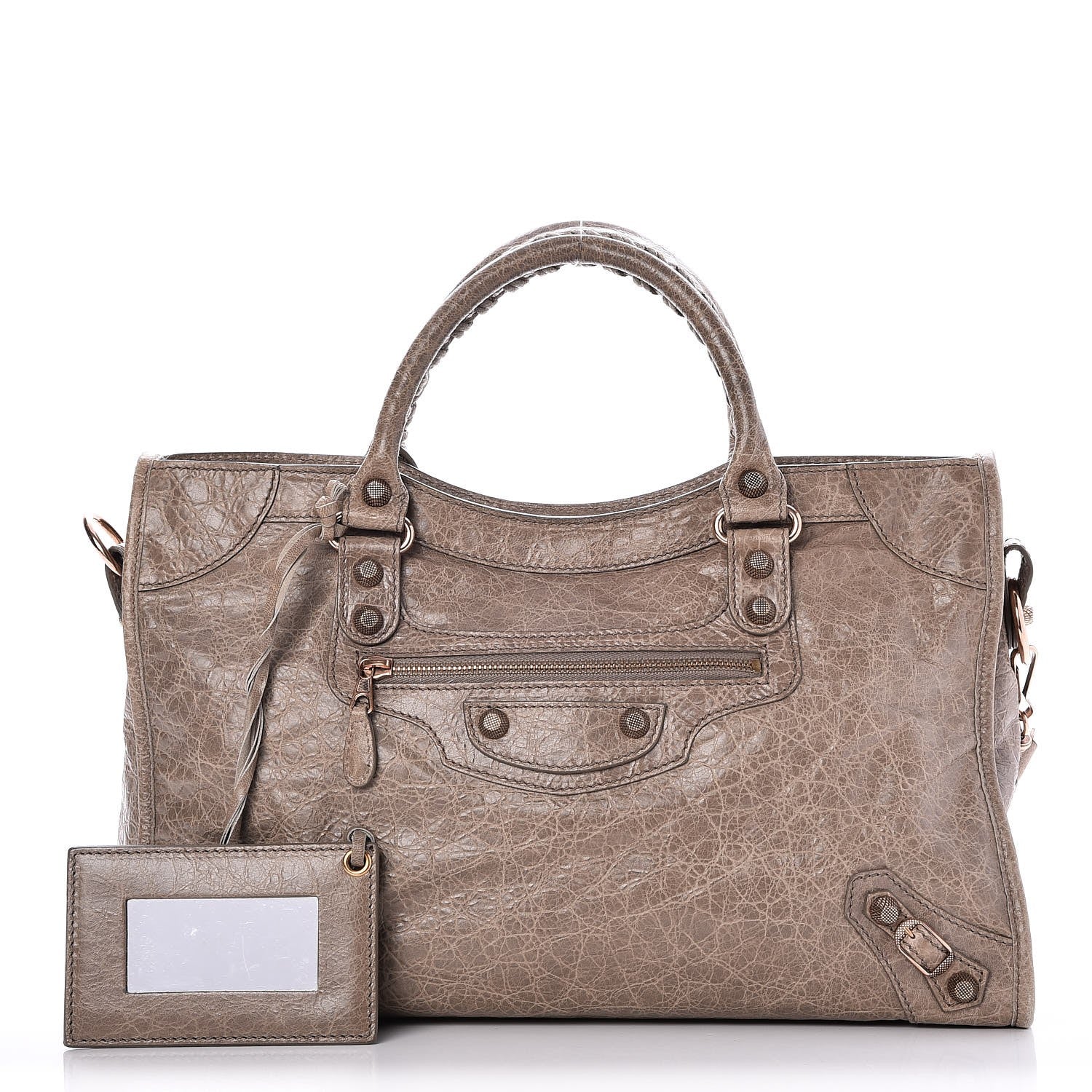 Balenciaga Agneau Giant 12 Rose Gold Hardware City Gris Poivre 1 of 10