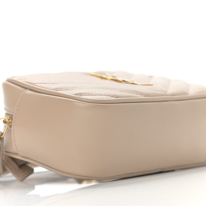 Saint Laurent Calfskin Matelasse Monogram Lou Belt Bag Light Natural 8 of 9