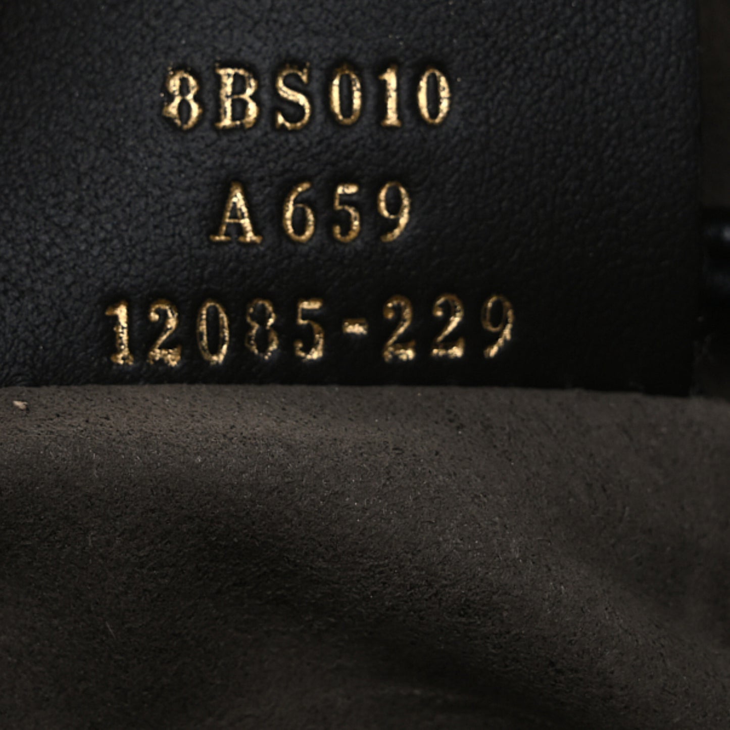 Vitello Liberty F is Fendi Bi-Color FF 1974 Embossed Mini Mon Tresor Bucket Bag Maya Black