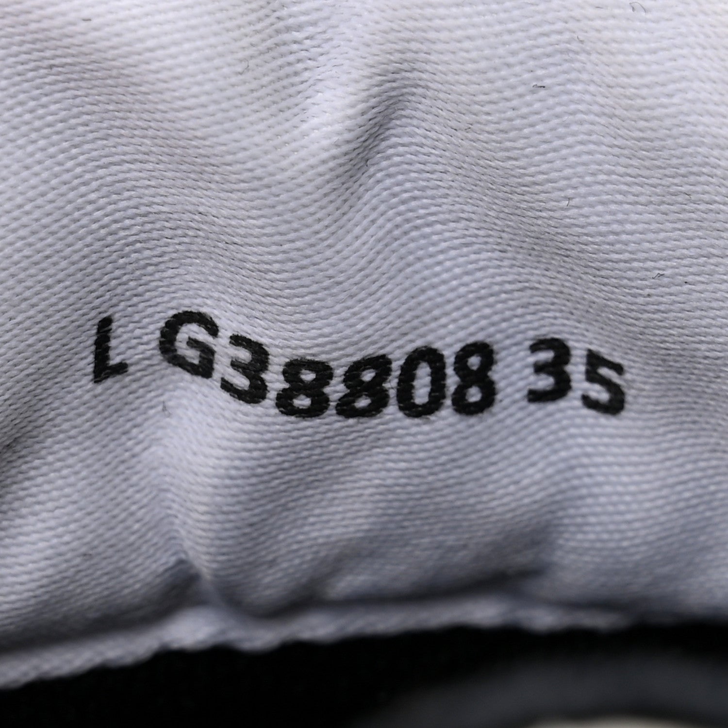 Chanel Grained Calfskin Fabric Womens Logo Sneakers 35 White Black 8 of 17