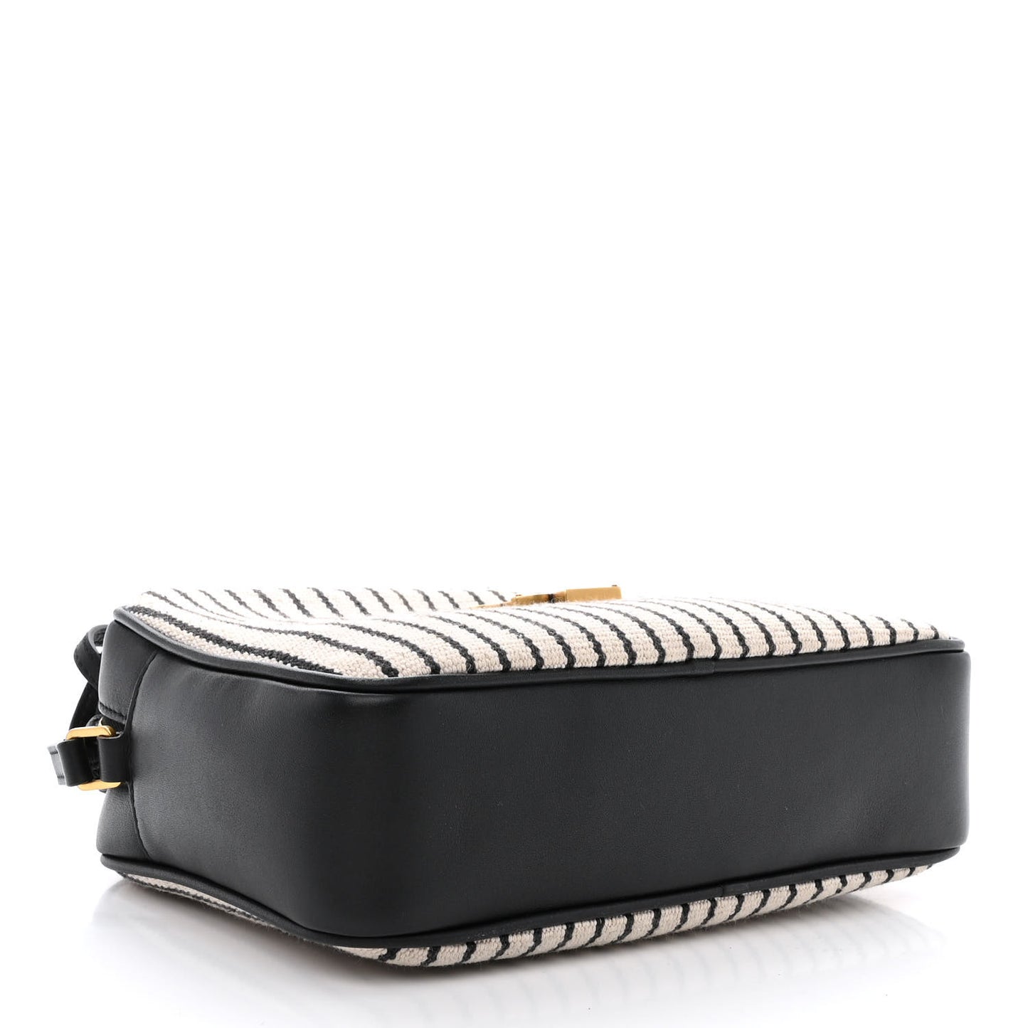 Canvas Calfskin Monogram Lou Camera Bag Black Grey Cream