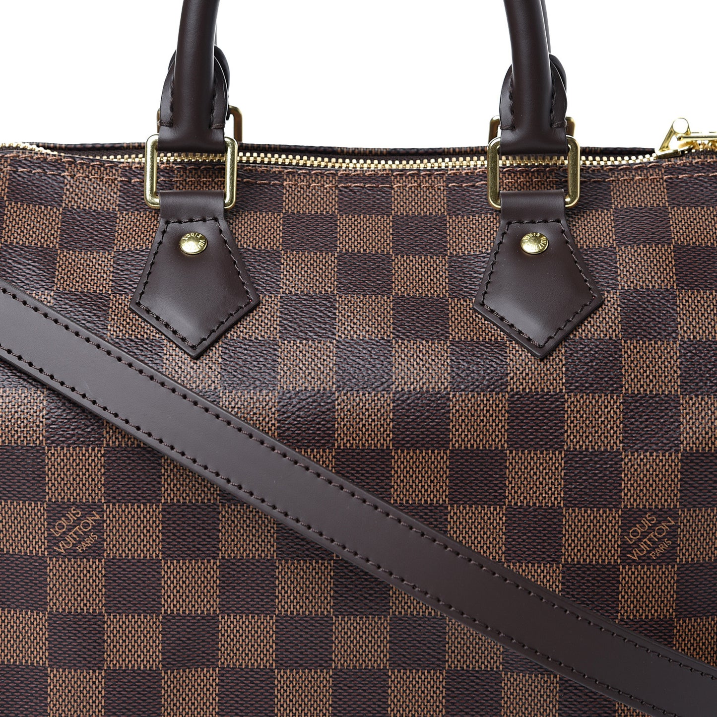 Damier Ebene Speedy Bandouliere 25