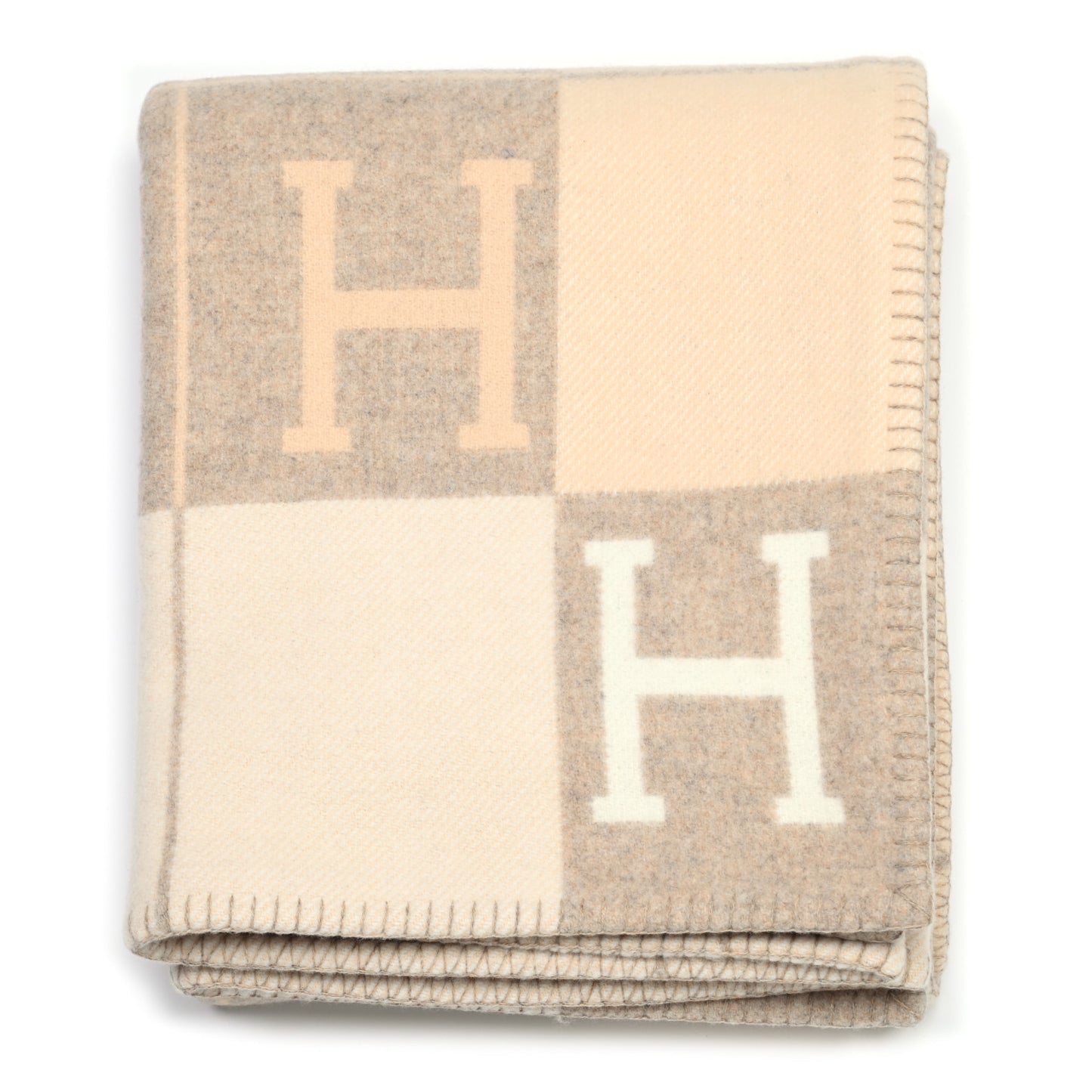 Wool Cashmere Avalon III Blanket Coco Camomille