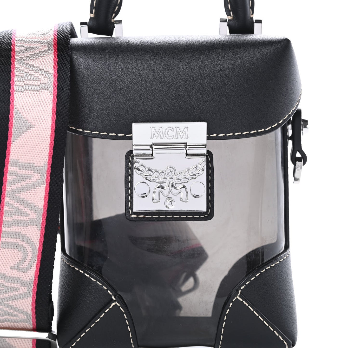 Transparent Mini Berlin Crossbody Black