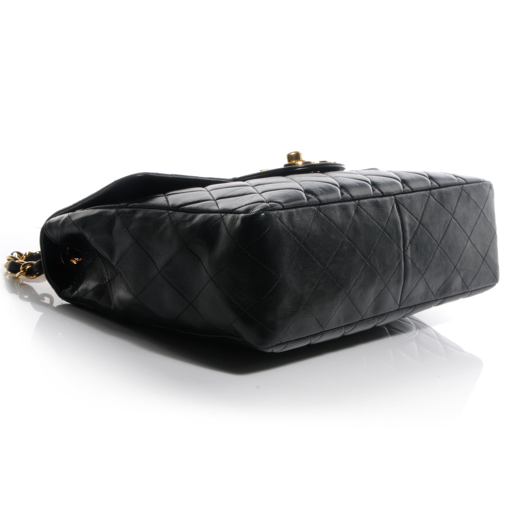 Chanel Lambskin Jumbo Flap Black 4 of 9