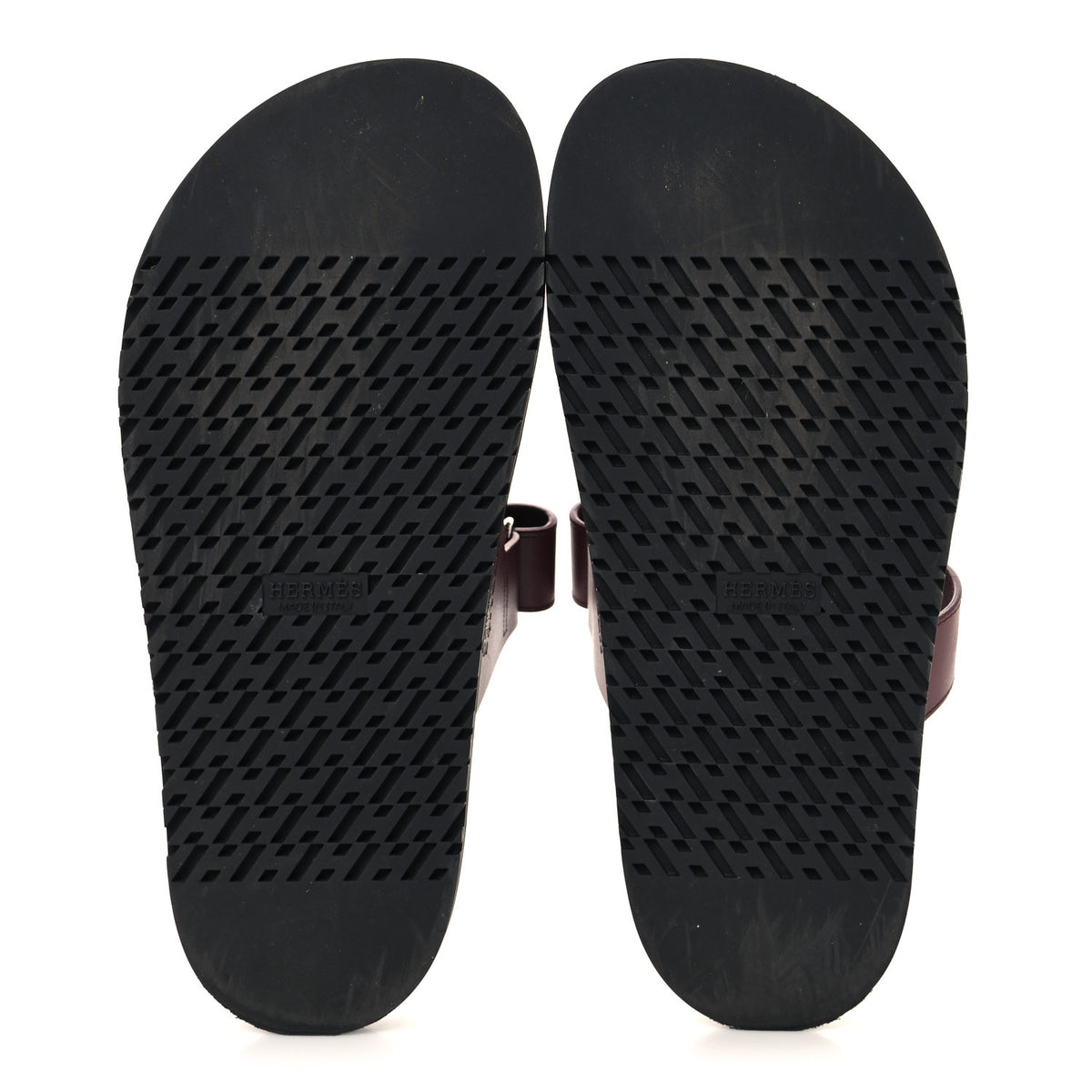 Calfskin Womens Chypre Sandals 38.5 Rouge H