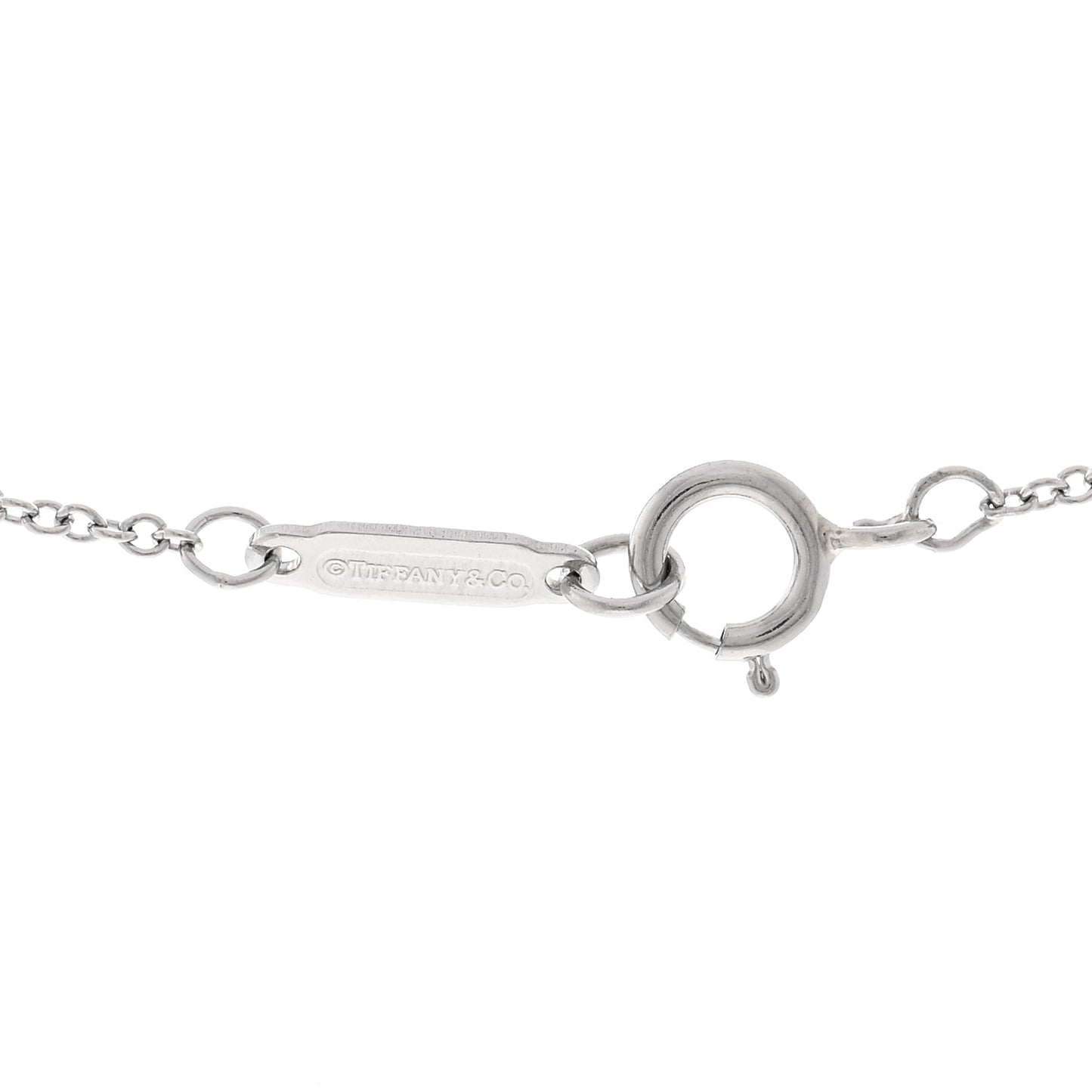 Platinum Diamond Medium Cross Pendant Necklace