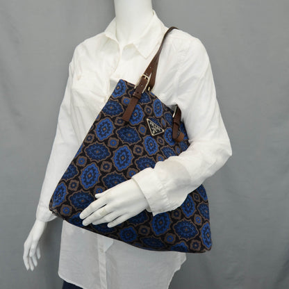 Prada Tessuto Nylon Print Tote 2 of 10