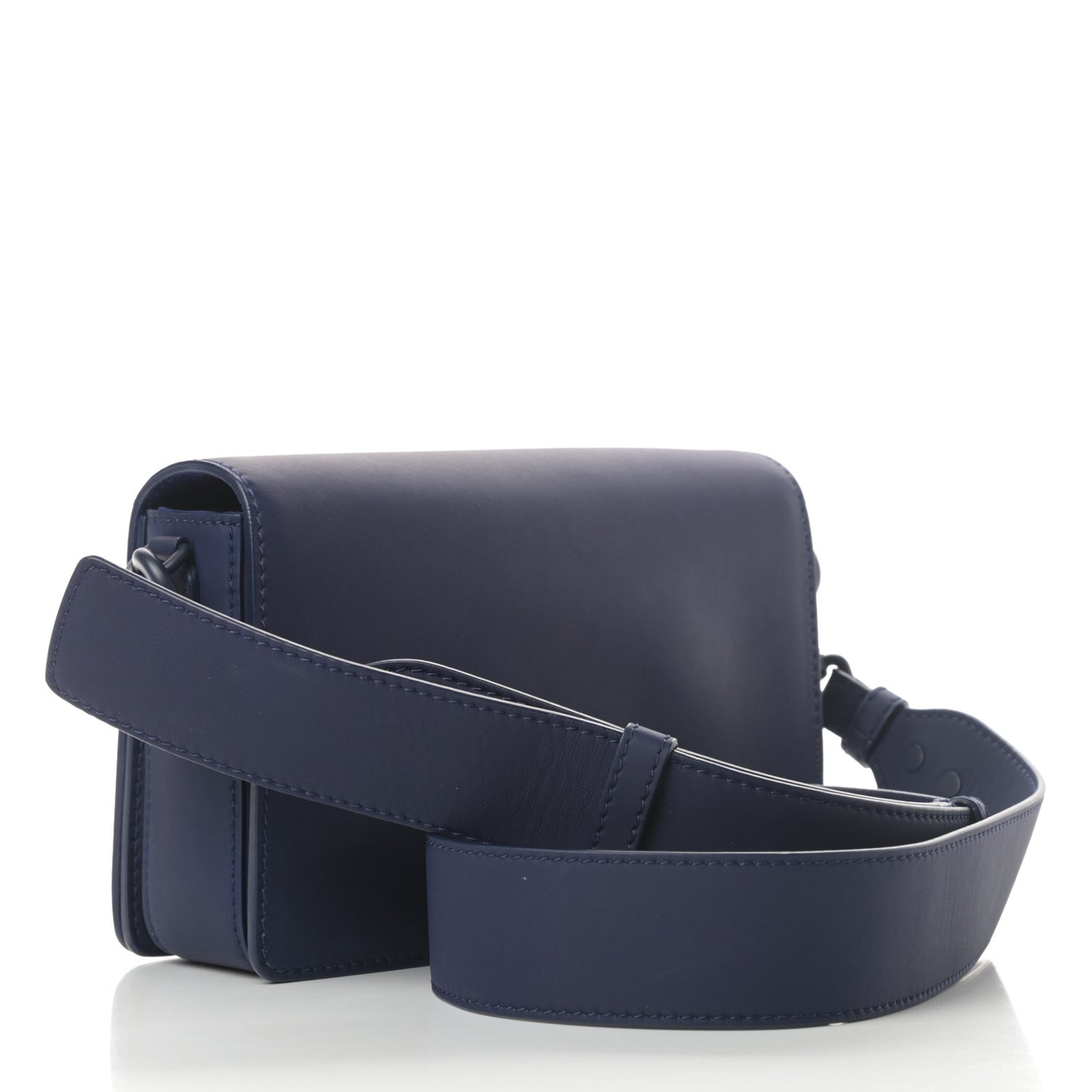 Ultra Matte Calfskin Dio(r)evolution Flap Bag Navy