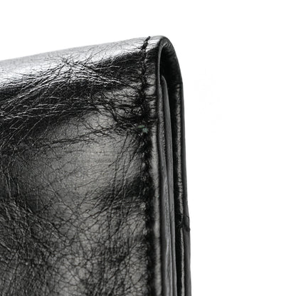 Jimmy Choo Calfskin Studded Reese Clutch Wallet Black 7 of 8