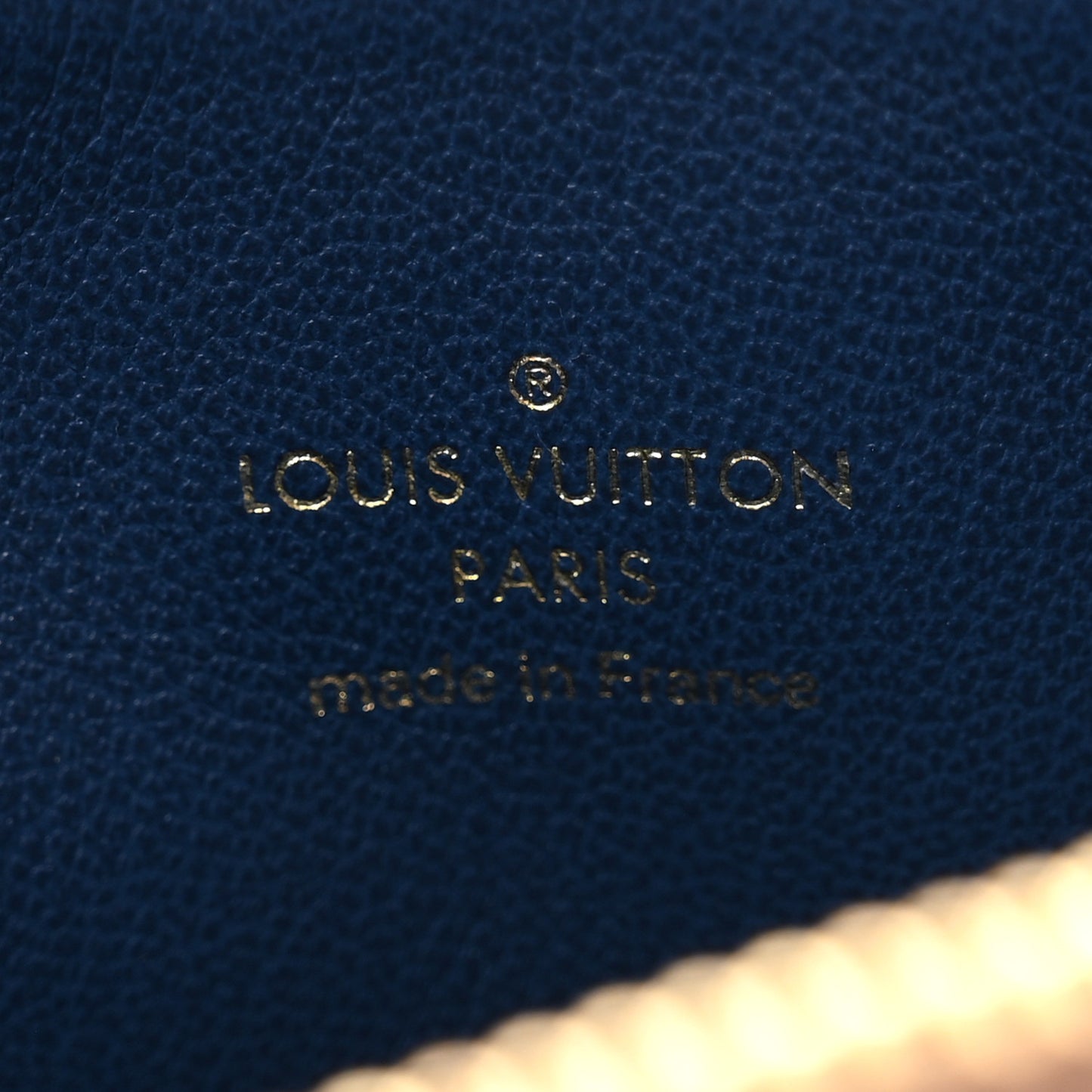Lambskin Embossed Monogram Coussin PM Taupe