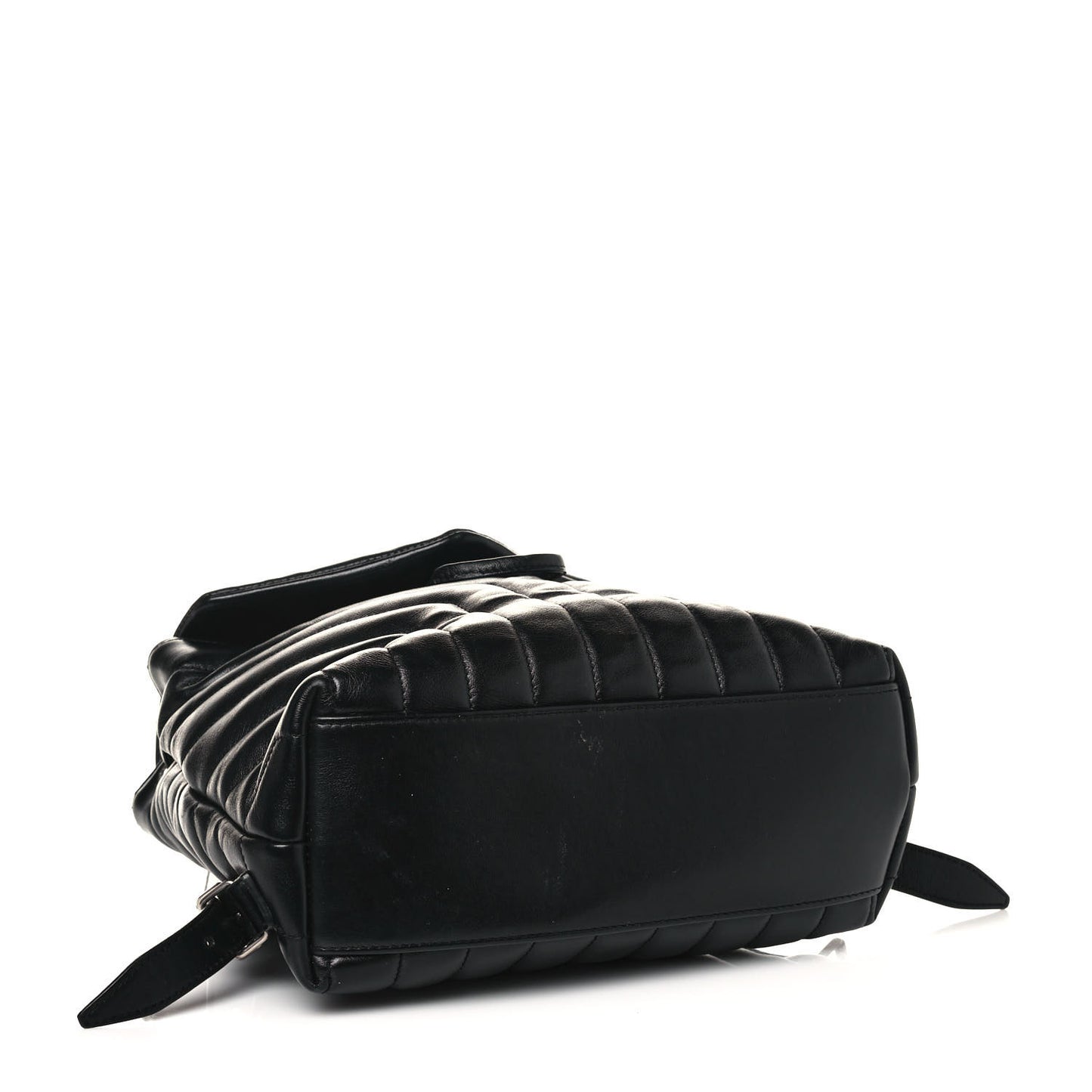 Calfskin Y Quilted Monogram Small Loulou Backpack Black