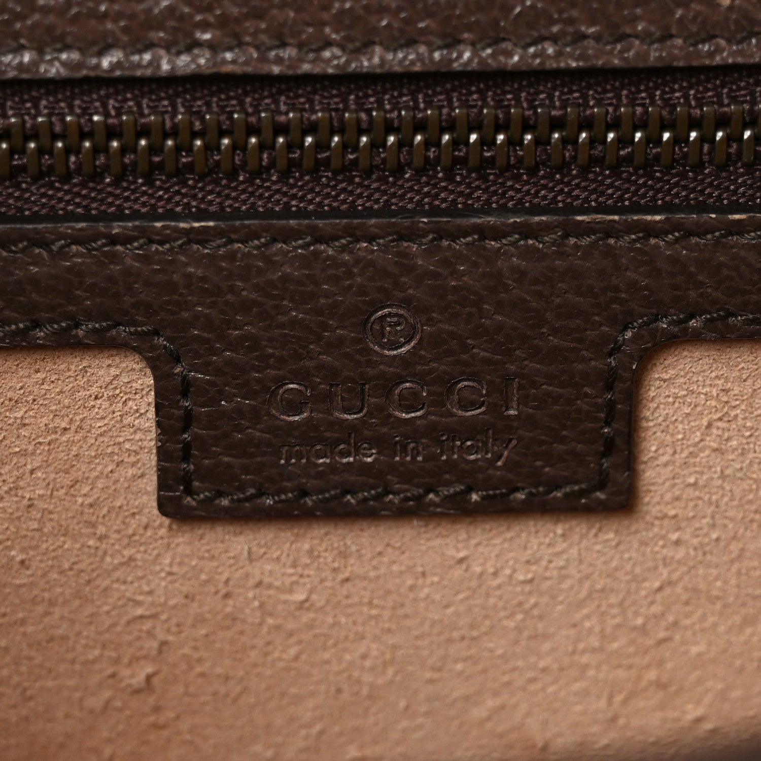 Gucci GG Supreme Monogram Textured Dollar Calfskin Web Small Ophidia Padlock Top Handle Bag Beige Ebony New Acero 6 of 11