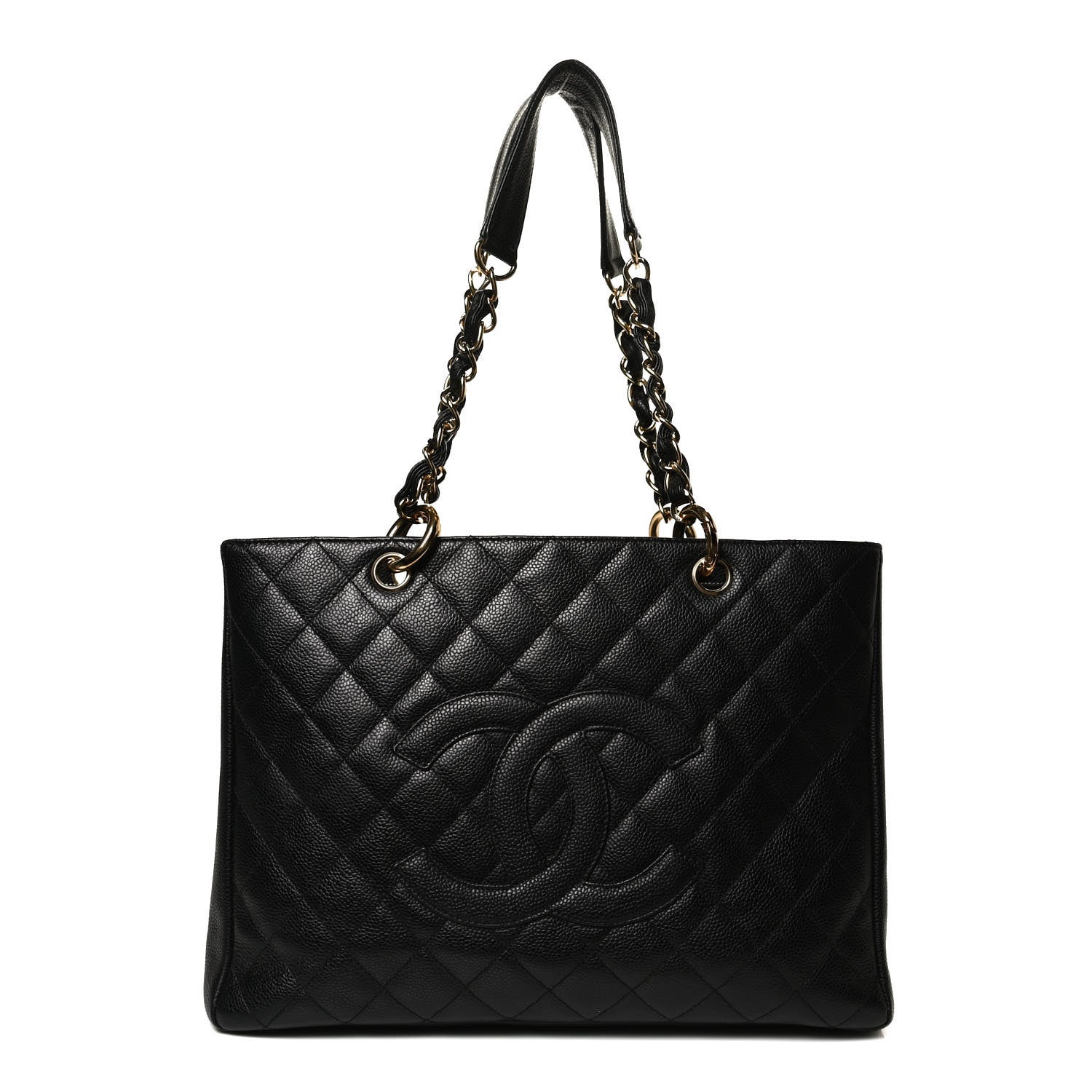 Chanel Caviar Quilted Grand Shopping Tote GST Black 1 of 10