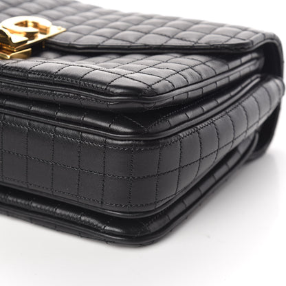Celine Calfskin Quilted Medium C Bag Black 6 of 8