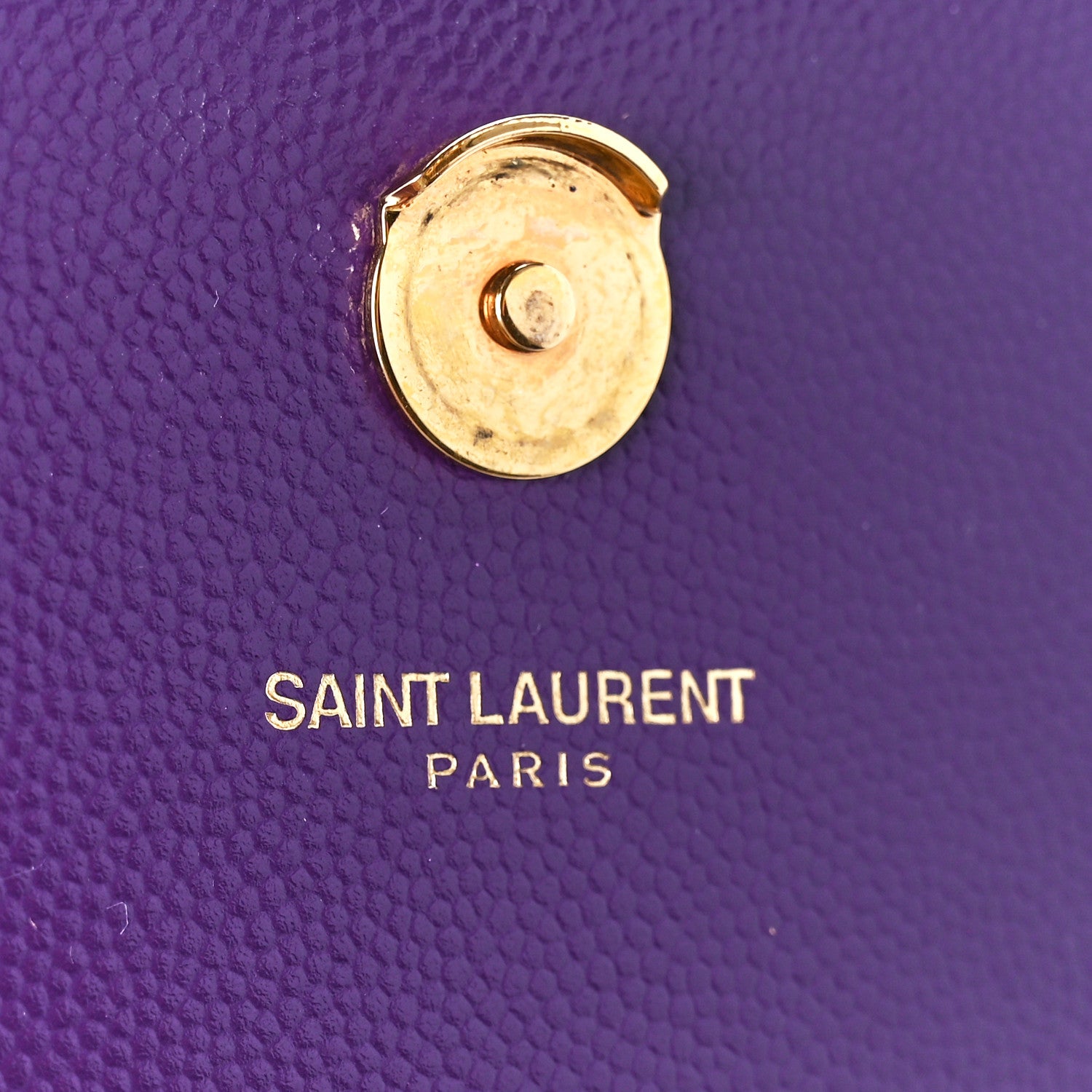 Saint Laurent Grain De Poudre Small Monogram Kate Satchel Lilac 6 of 12