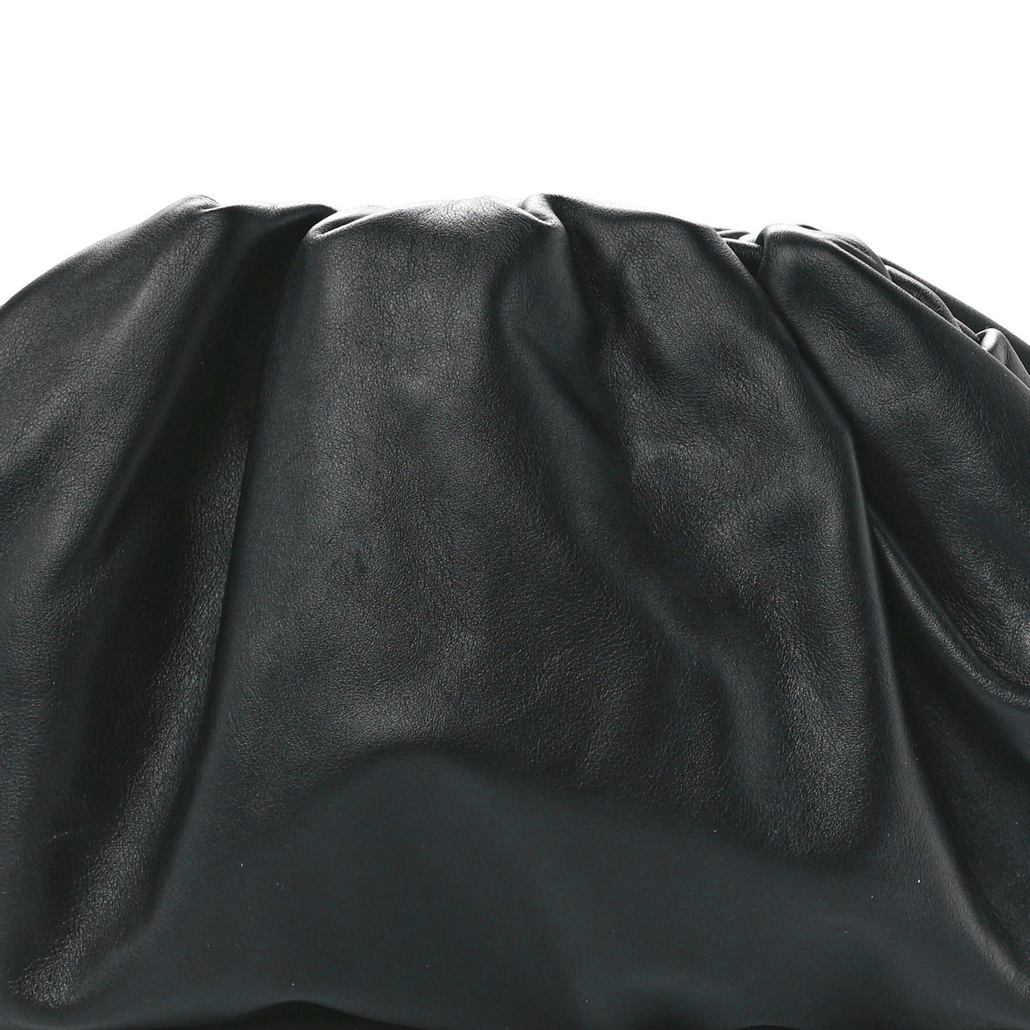 Smooth Butter Calf The Pouch Oversized Clutch Black
