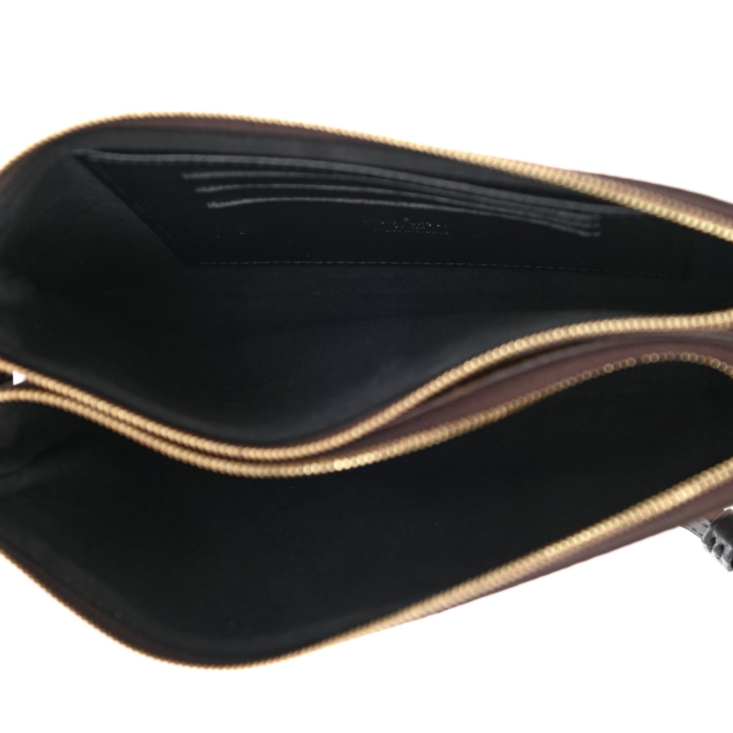 Reverse Monogram Giant Double Zip Pochette