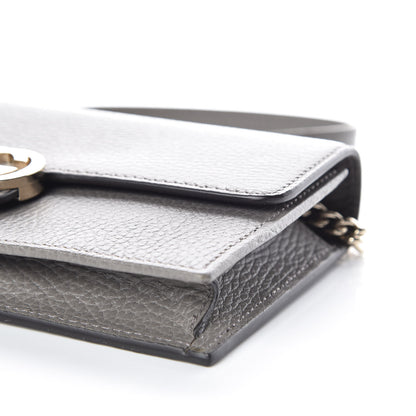 Gucci Dollar Calfskin Interlocking G Chain Wallet Loess 6 of 10