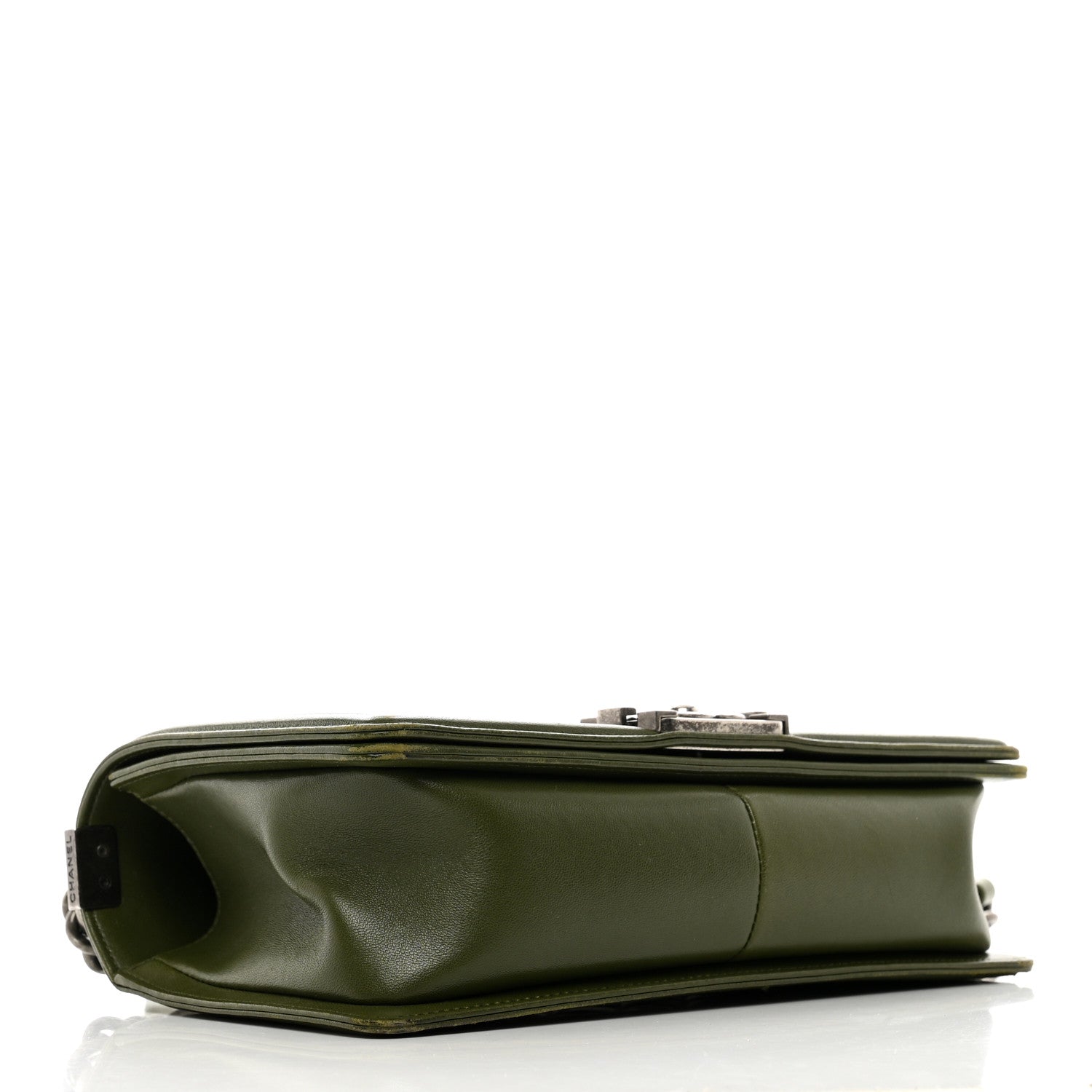 Chanel Lambskin Quilted Medium Boy Flap Green 4 of 11