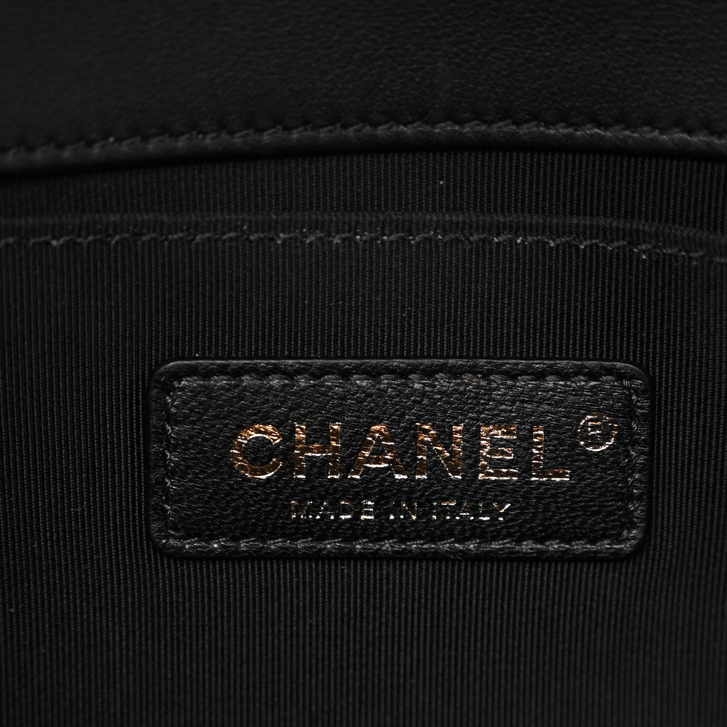Chanel Lambskin Quilted Medium Boy Flap Black 6 of 10
