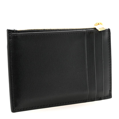 Celine Triomphe Calfskin Zipped Card Holder Black Black 3 of 8