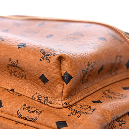 MCM Visetos Large Stark Backpack Cognac 11 of 12