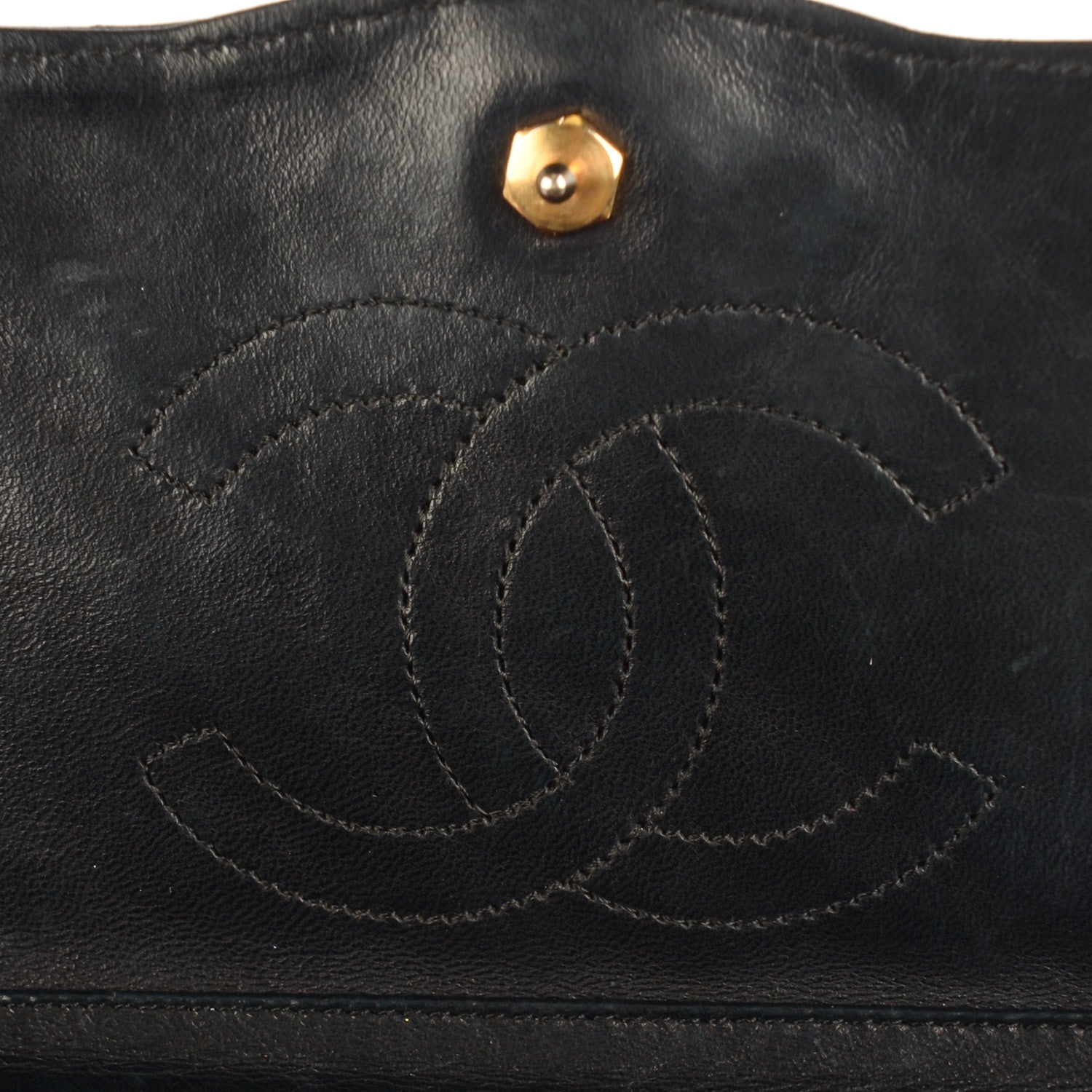 Chanel Lambskin Stitched Small Single Flap Black 8 of 9