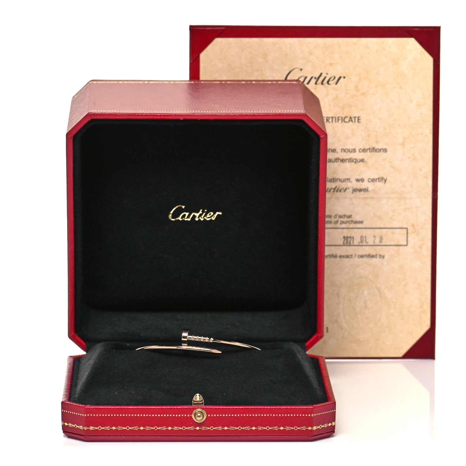 Cartier 18K Pink Gold Small Juste Un Clou Bracelet 16 5 of 5