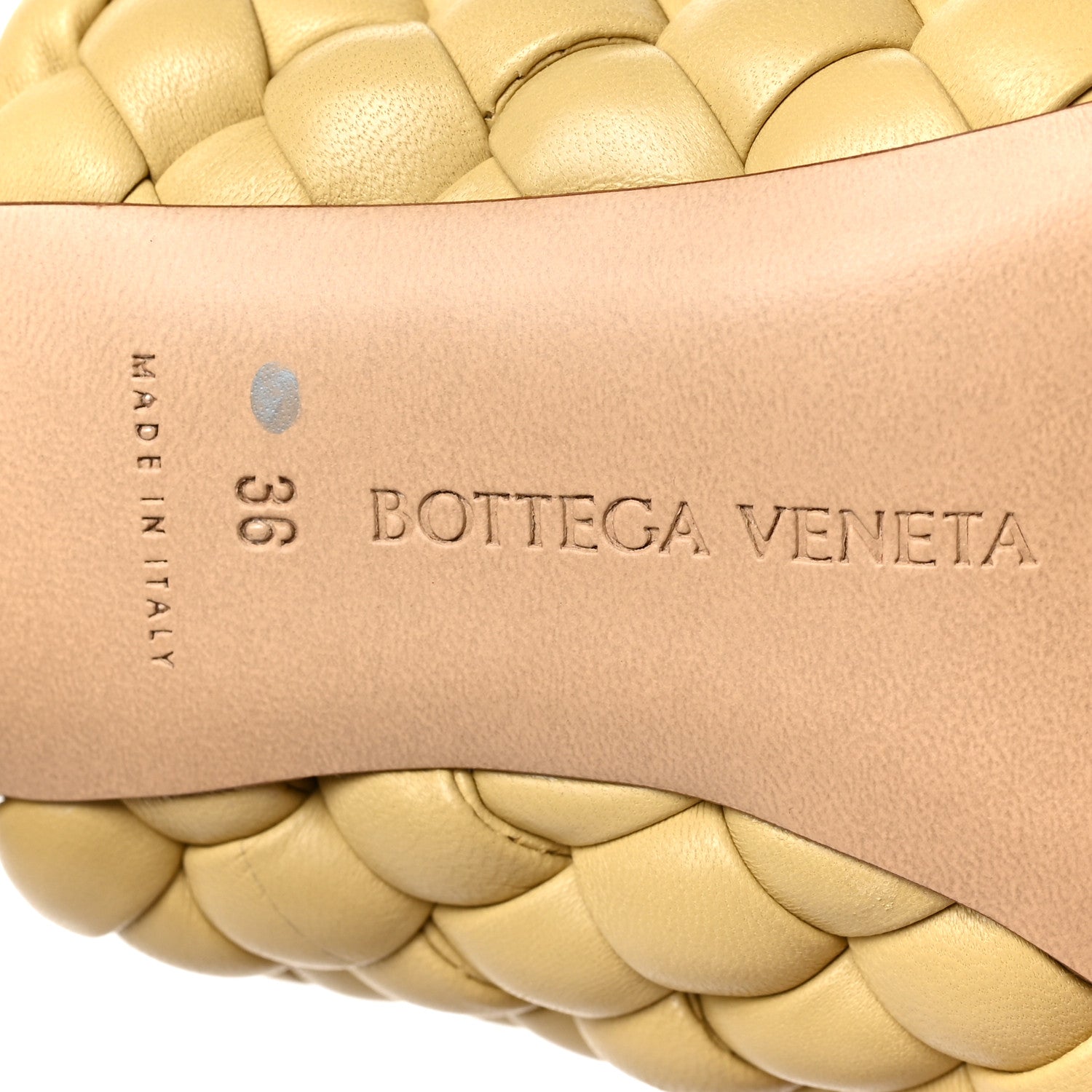 Bottega Veneta Nappa Padded Intrecciato Mules Sandals 36 Tapioca 6 of 8