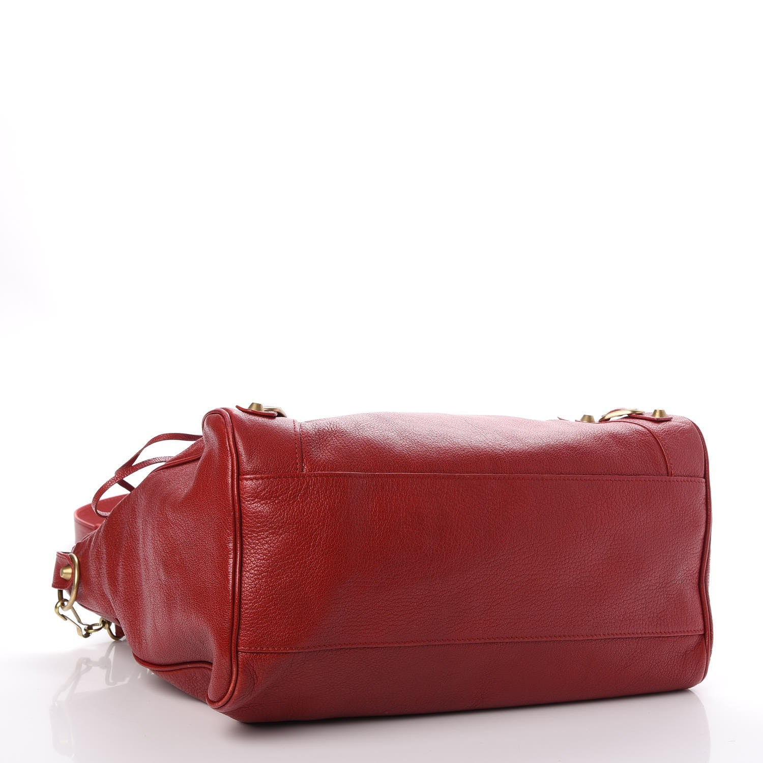 Balenciaga Sugar Goatskin Classic Gold Hardware Velo Rouge Rouge Coquelicot 5 of 16