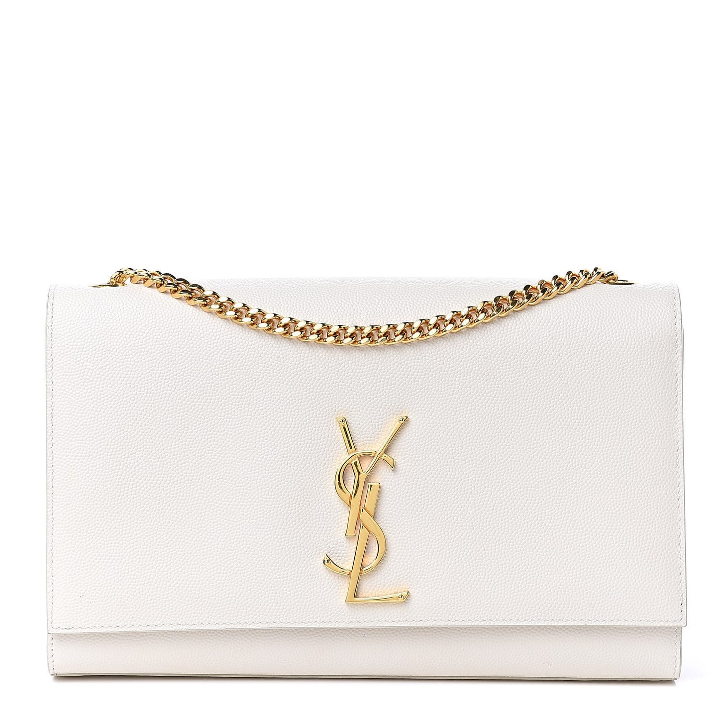 Grain De Poudre Medium Classic Monogram Kate Satchel Porcellana