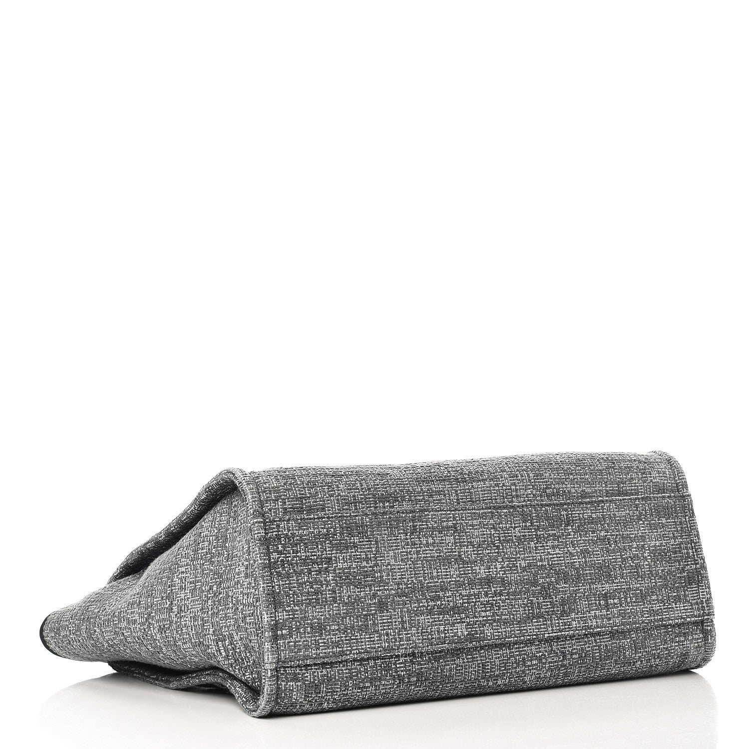 Chanel Canvas Large Deauville Tote Charcoal 4 of 7