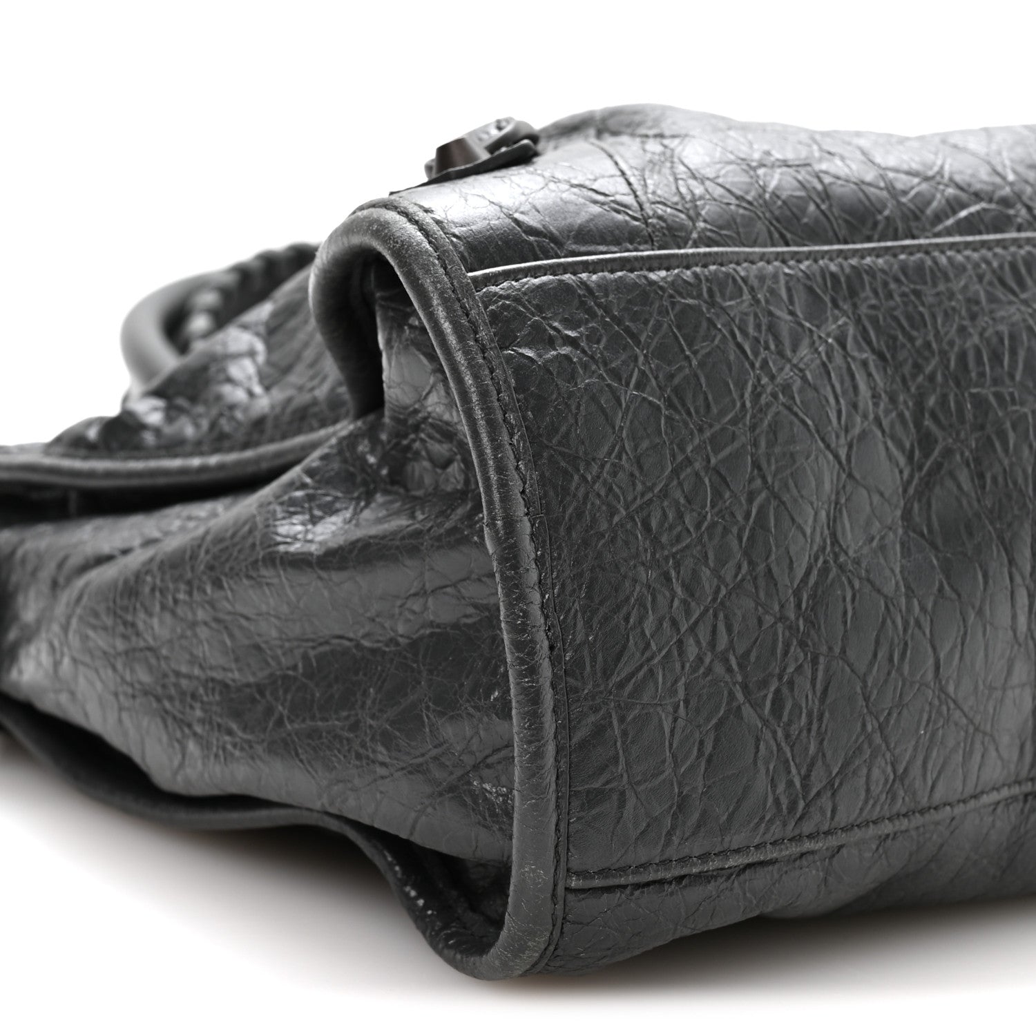 Balenciaga Agneau Arena Classic Hardware Medium Le City Volcanic Rock 9 of 10