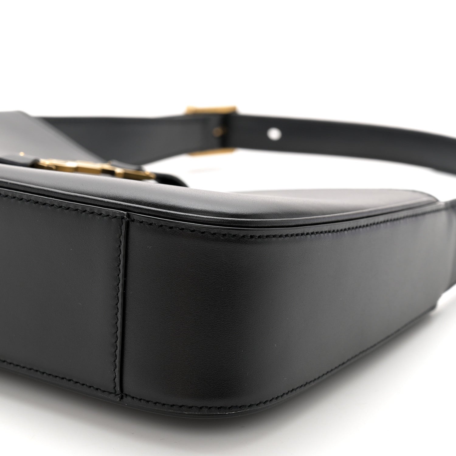 Saint Laurent Smooth Calfskin Le 5 A 7 Hobo Black 10 of 11