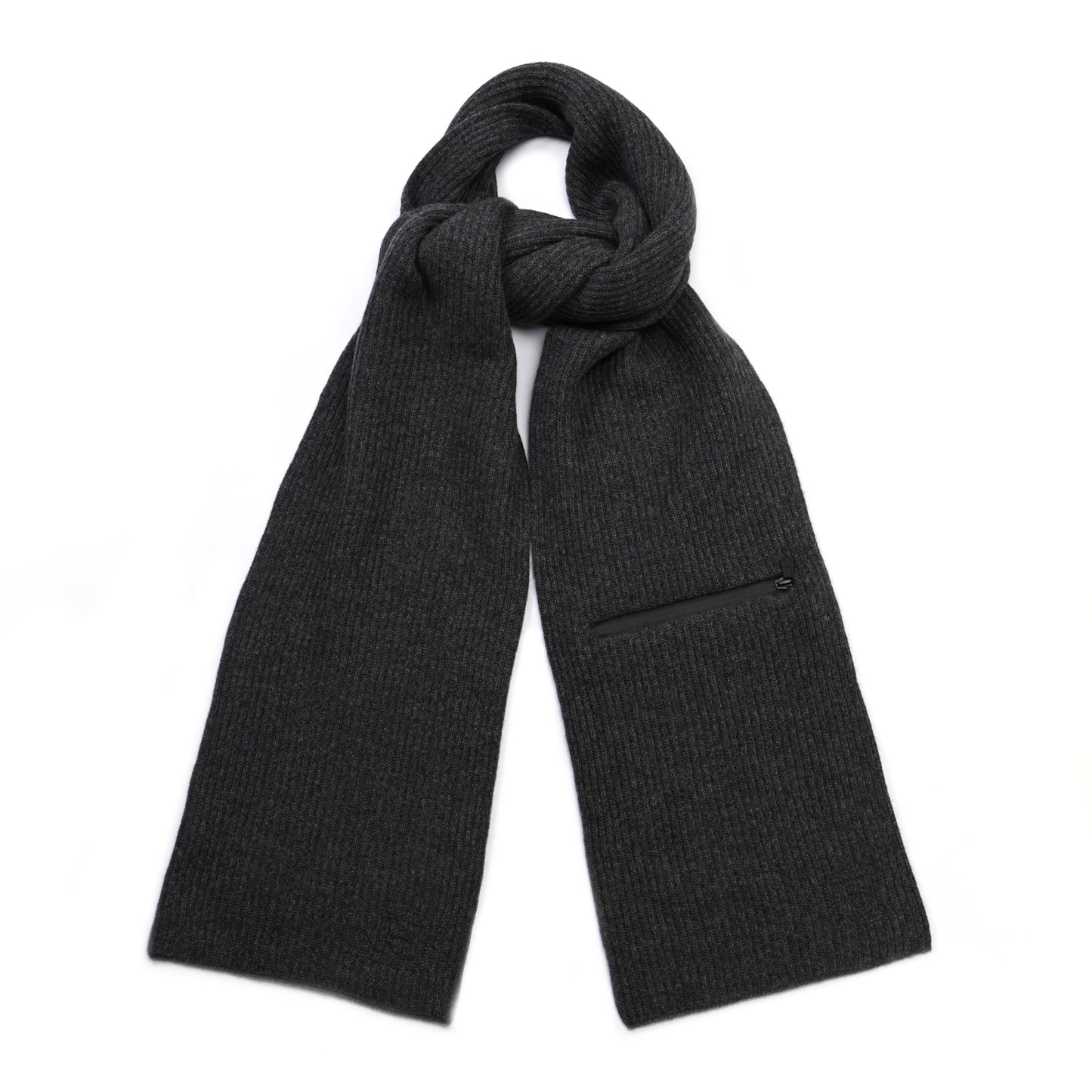 Wool Cashmere City Pocket Muffler Flanelle