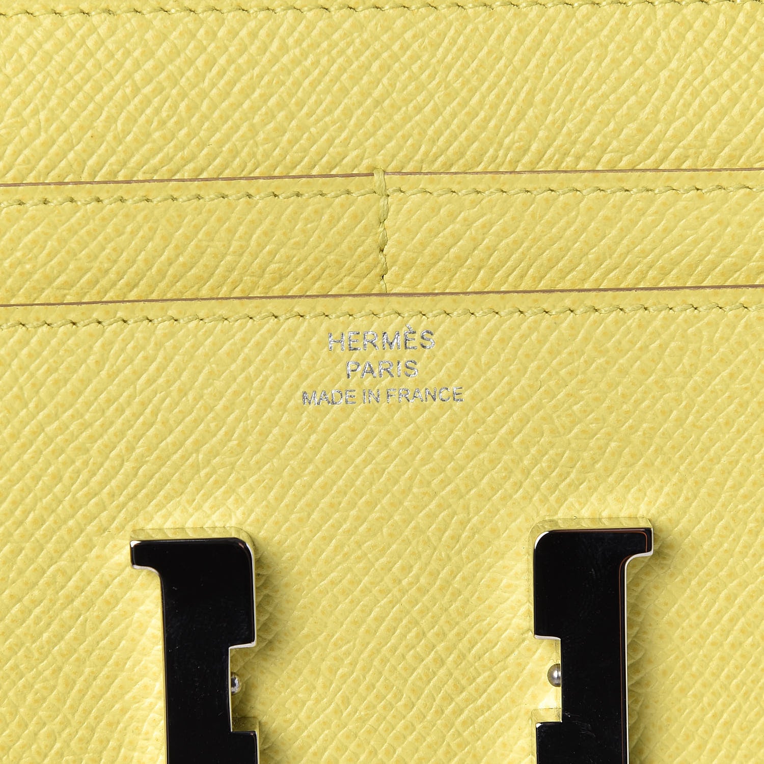Hermes Epsom Constance Short Wallet Soufre 6 of 9