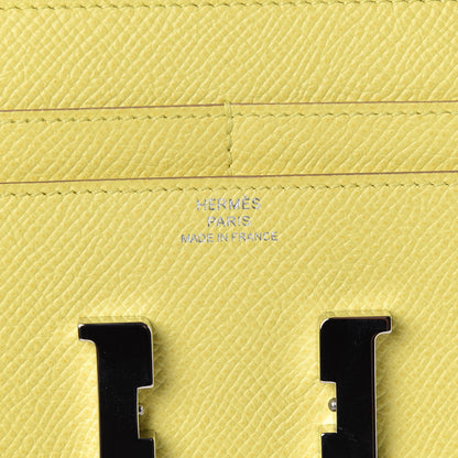 Hermes Epsom Constance Short Wallet Soufre 6 of 9