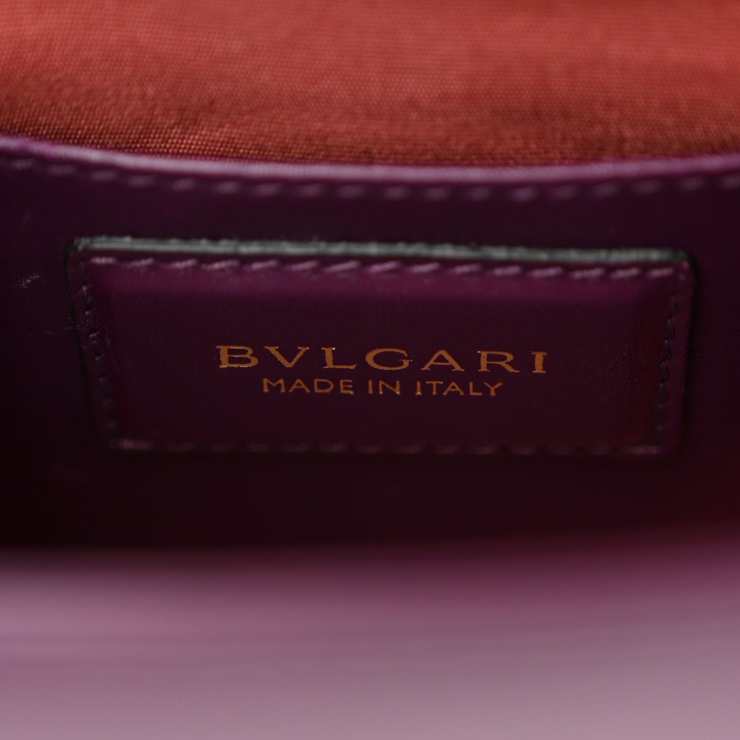 Bulgari Calfskin Small Serpenti Forever Snake Strap Crossbody Bag Purple 7 of 10