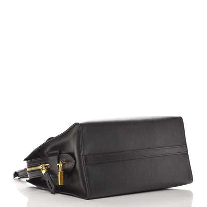 Prada Saffiano City Calfskin Medium Esplanade Tote Black 5 of 8