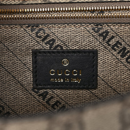 Balenciaga X GUCCI GG Supreme Monogram Medium Hourglass Top Handle Bag Beige Ebony 6 of 9