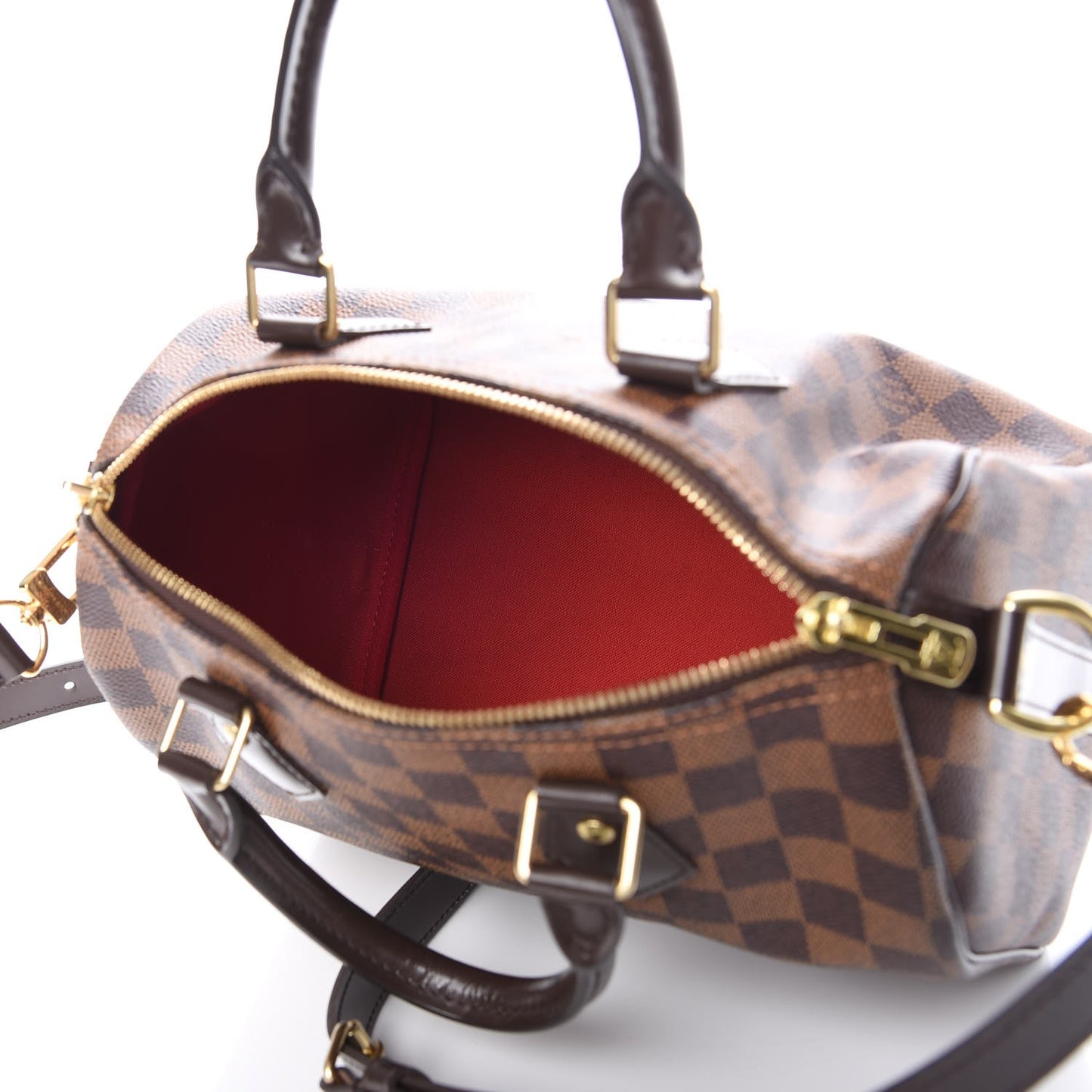 Damier Ebene Speedy Bandouliere 25