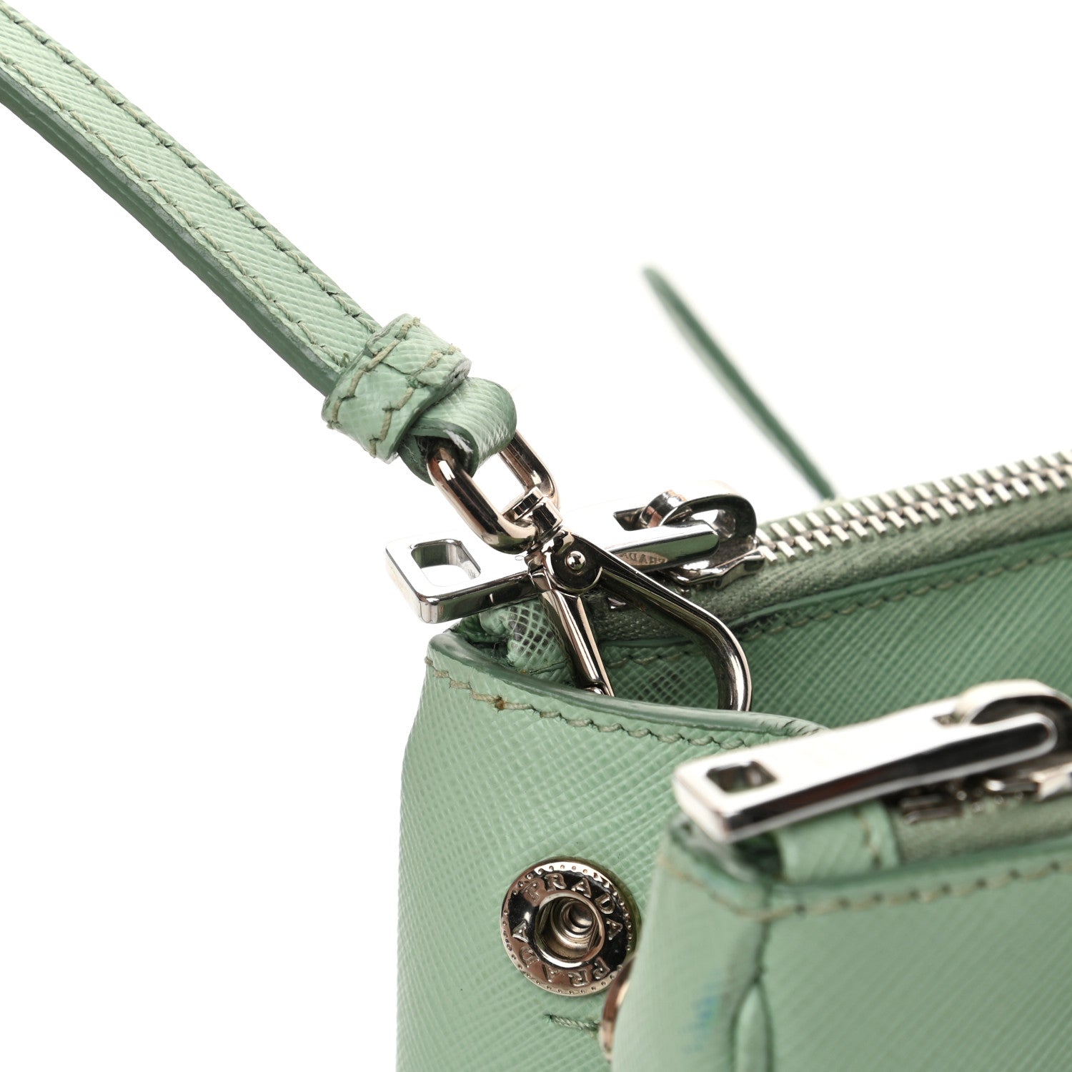 Prada Saffiano Lux Small Galleria Double Zip Tote Acquamarina 25 of 25