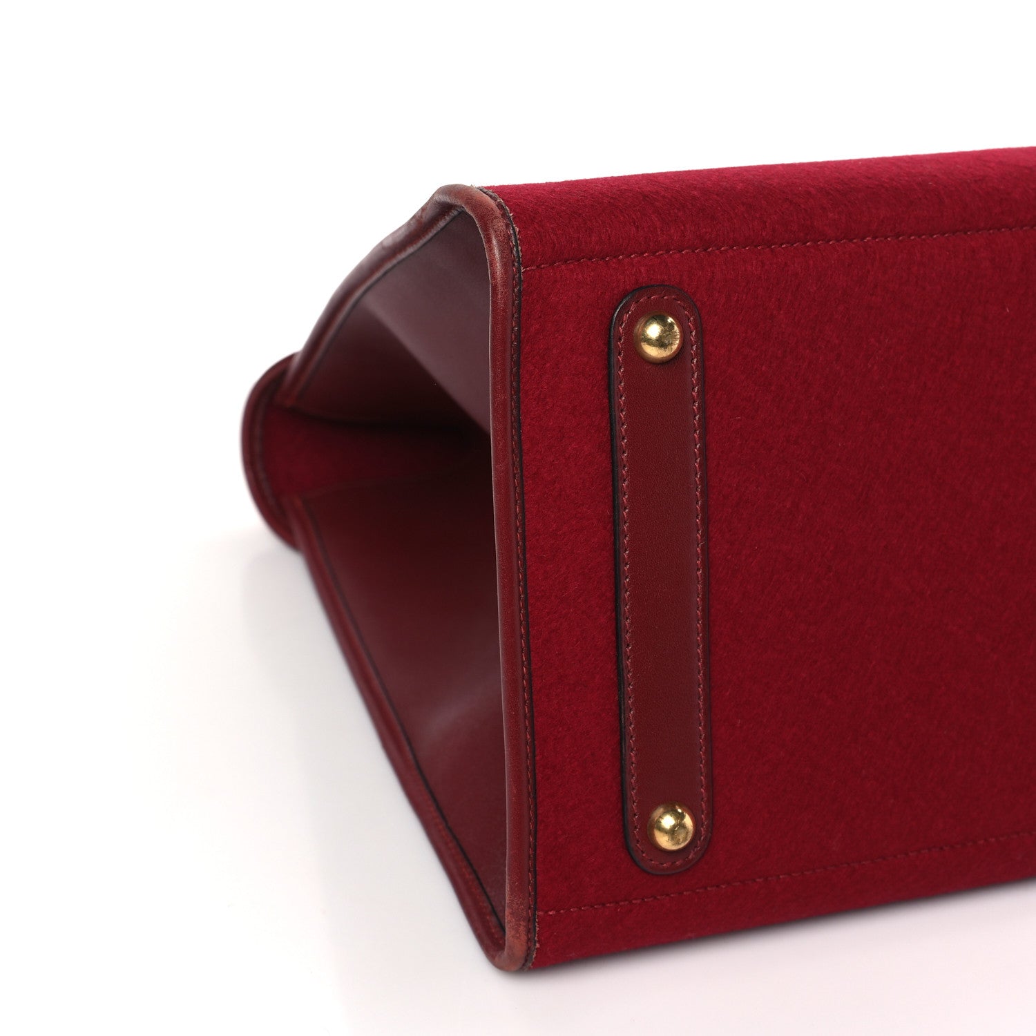Hermes Felt Barenia Feu2Dou Rouge Vif Rouge H 7 of 11