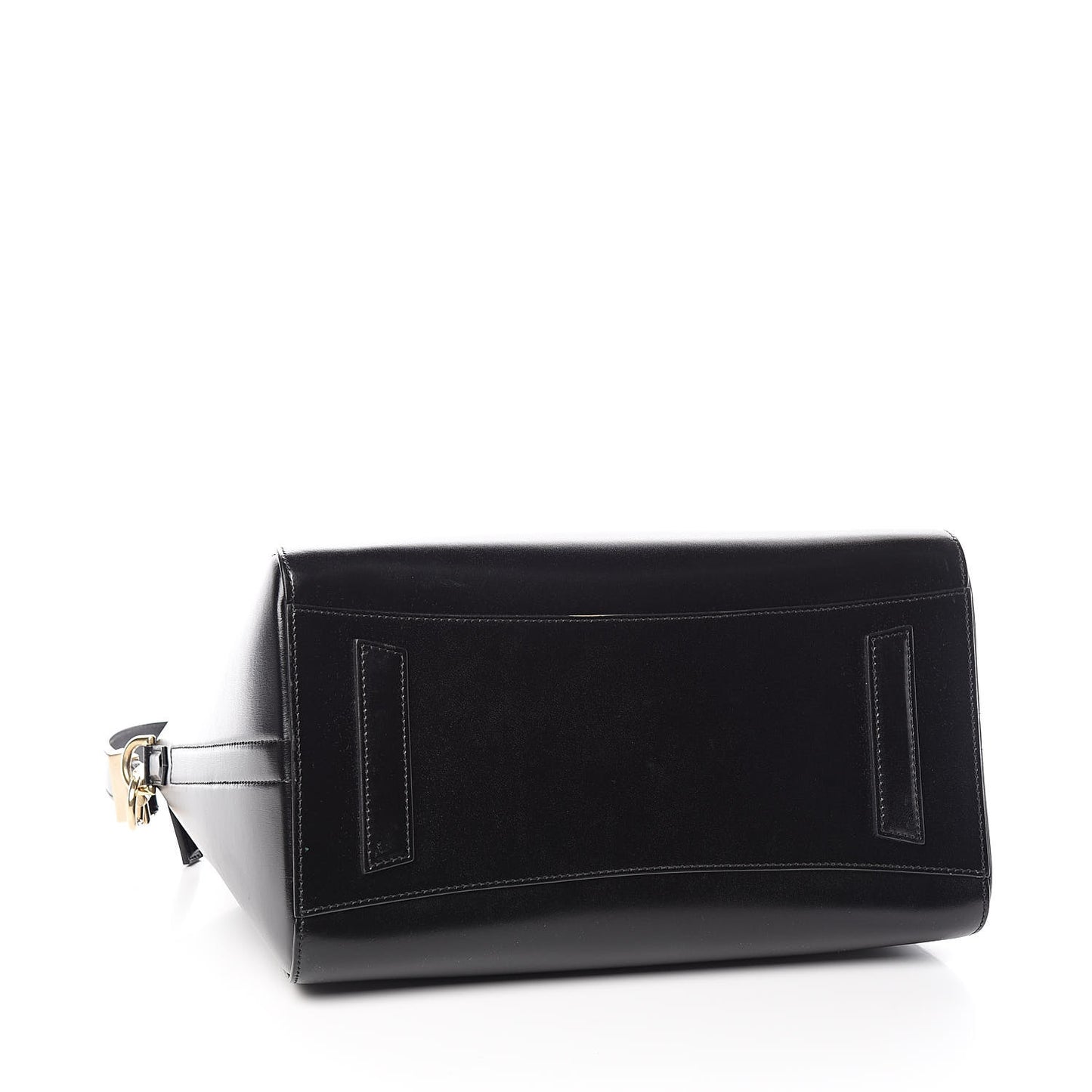 Shiny Lord Calfskin Medium Antigona Black