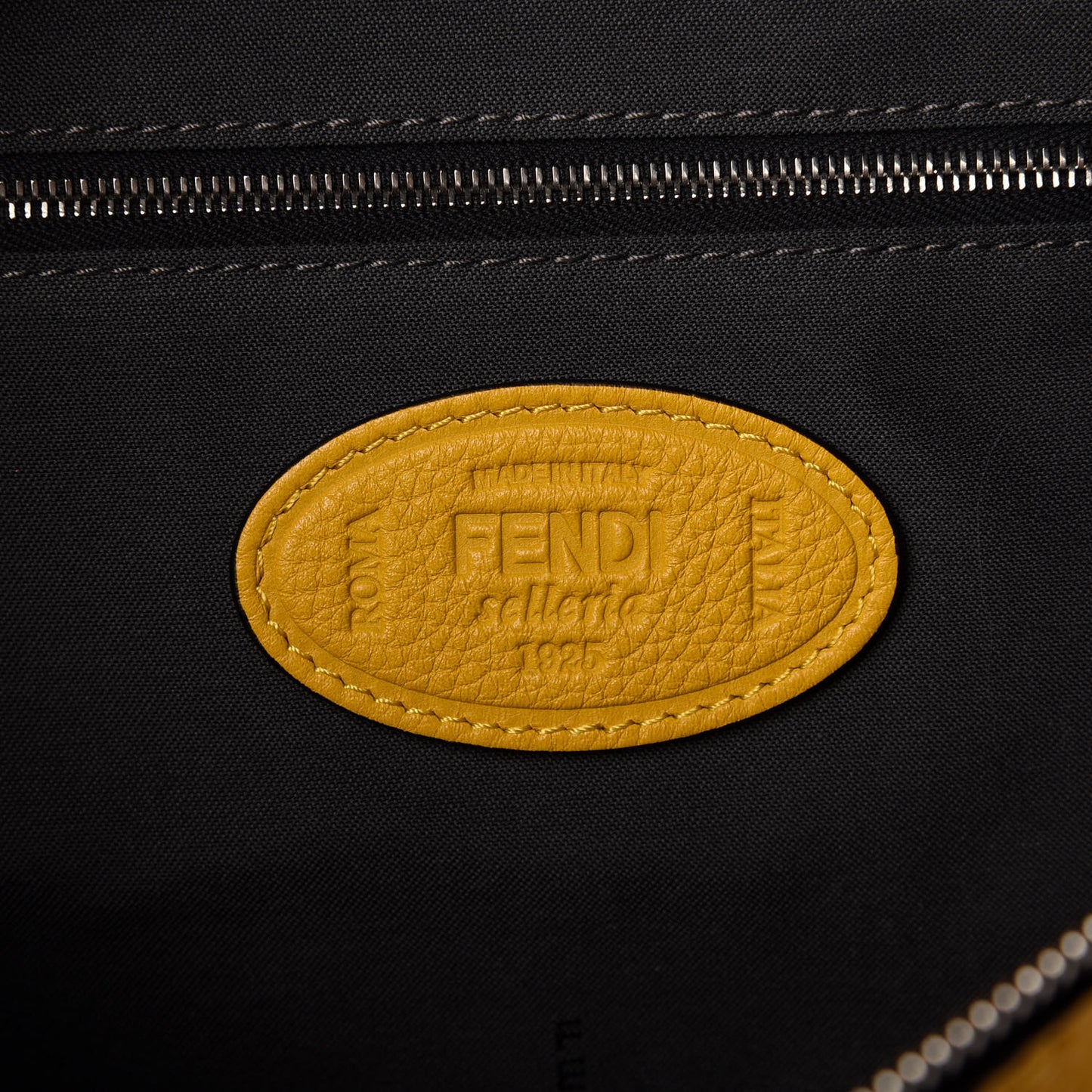 Cuoio Romano Selleria Metal Stitch Stamp Patch Belt Bag Sunflower