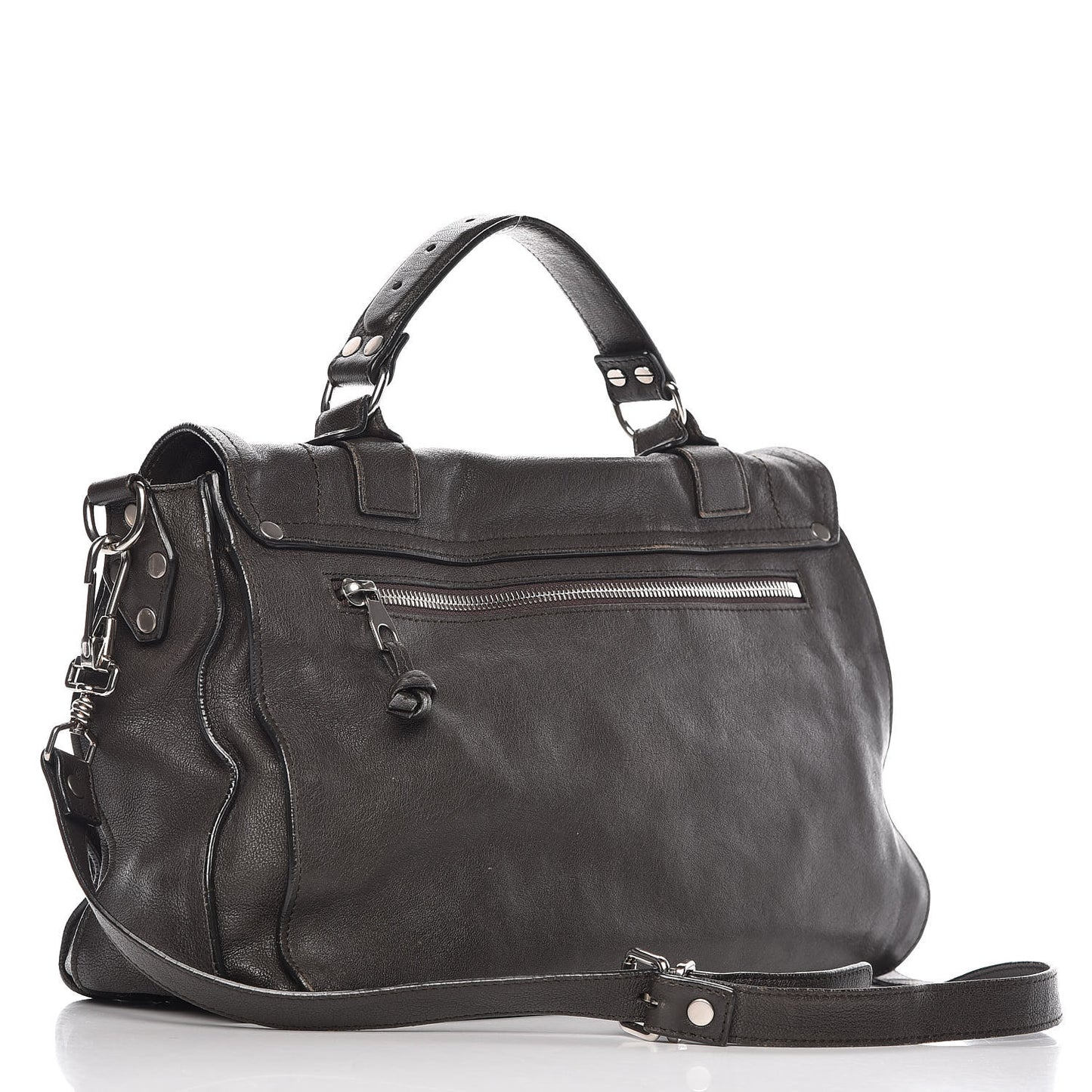 Lambskin Medium PS1 Satchel Black