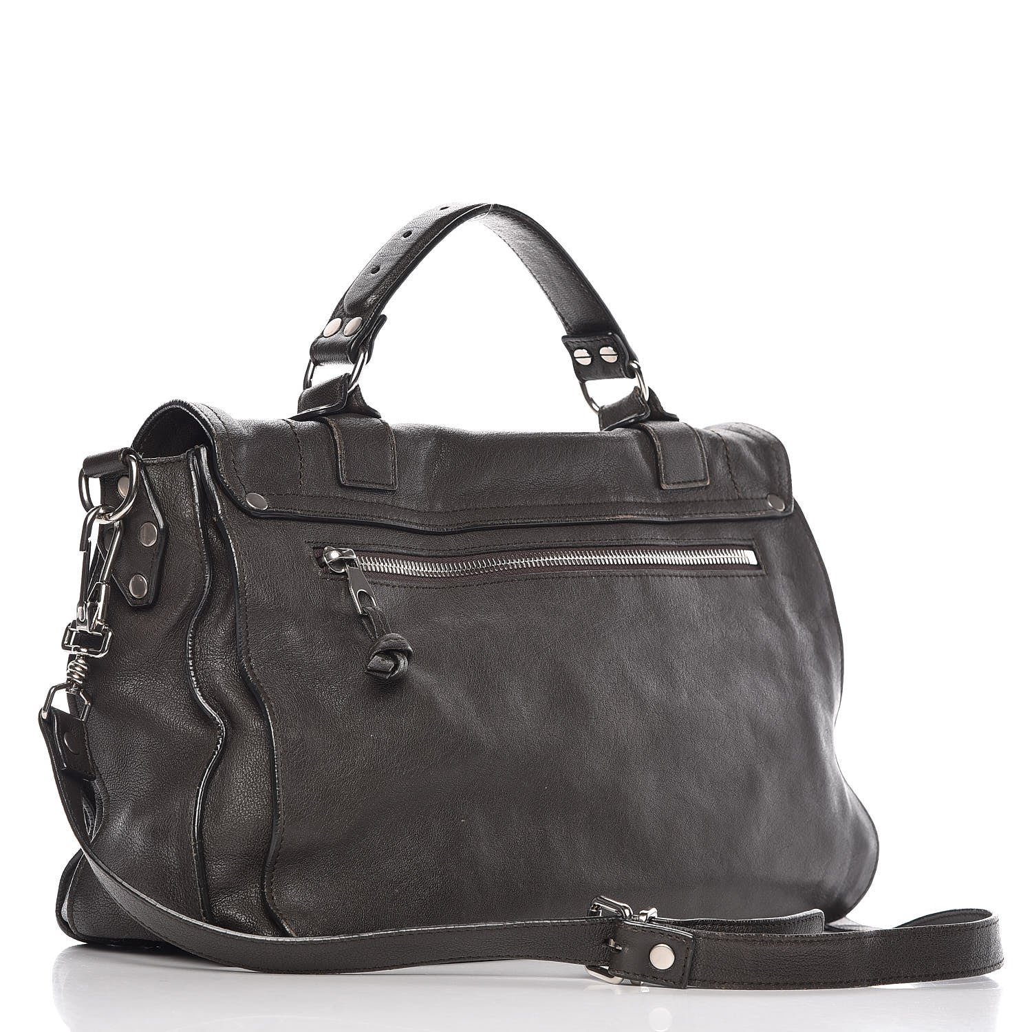 Proenza Schouler Lambskin Medium PS1 Satchel Black 3 of 25