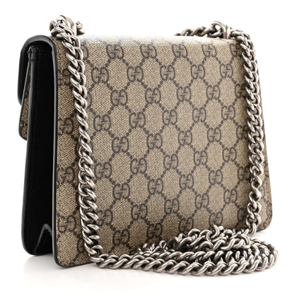 Gucci GG Supreme Monogram Mini Dionysus Shoulder Bag Black 3 of 11